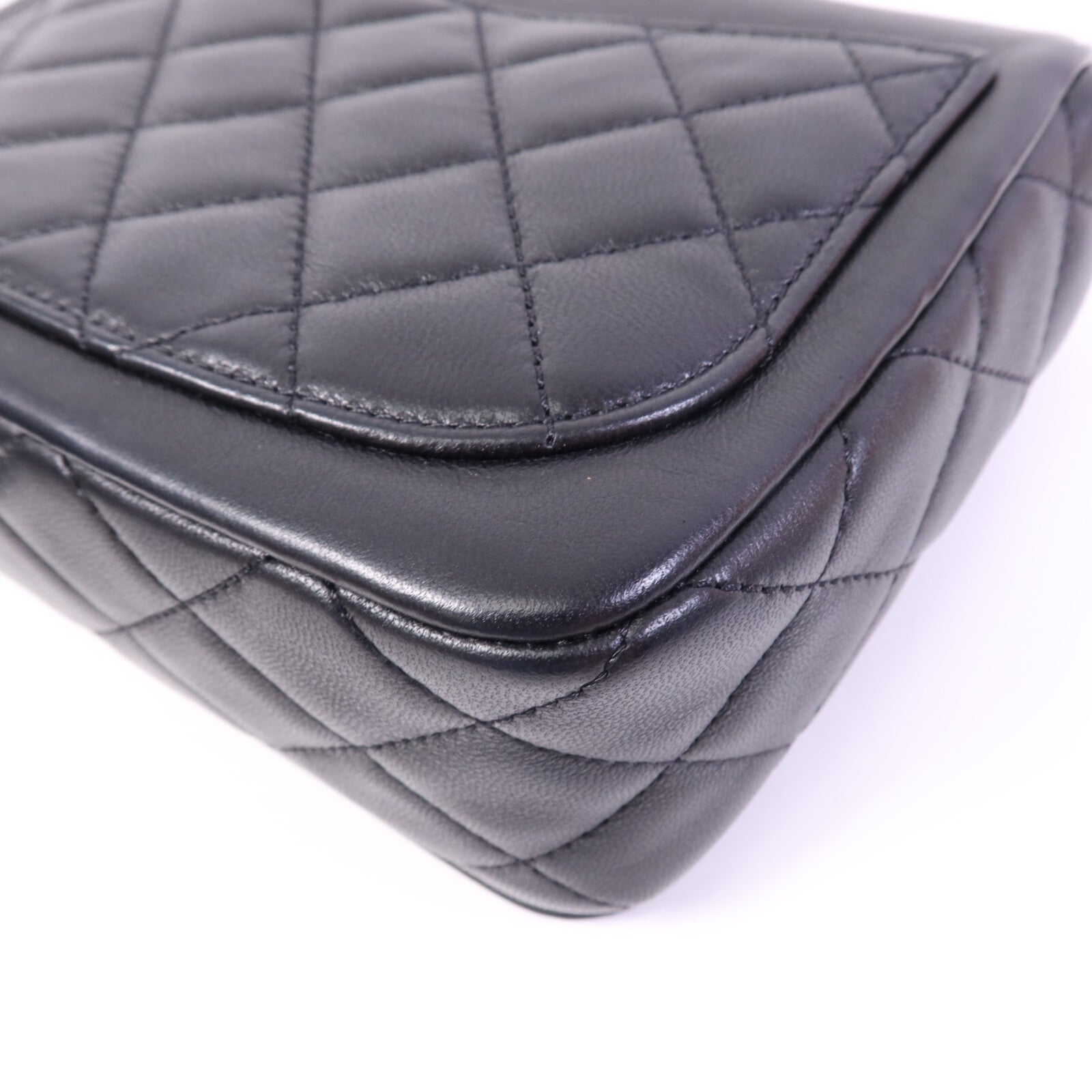CHANEL 羊皮皮革Chain Shoulder Bag金扣鏈帶肩背袋