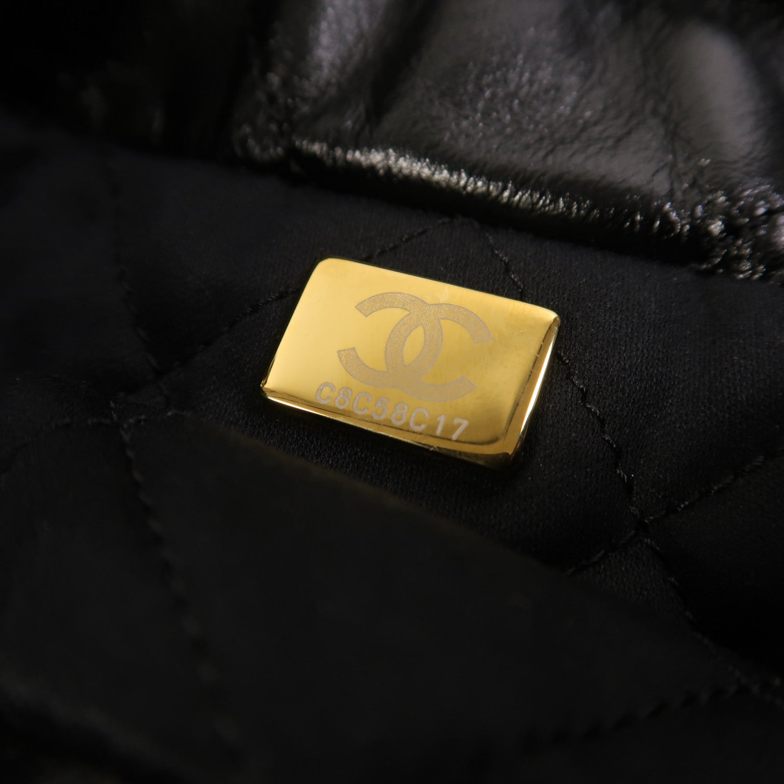 CHANEL 【激減優惠】牛皮皮革Chanel 22 Mini金扣手挽肩背兩用袋