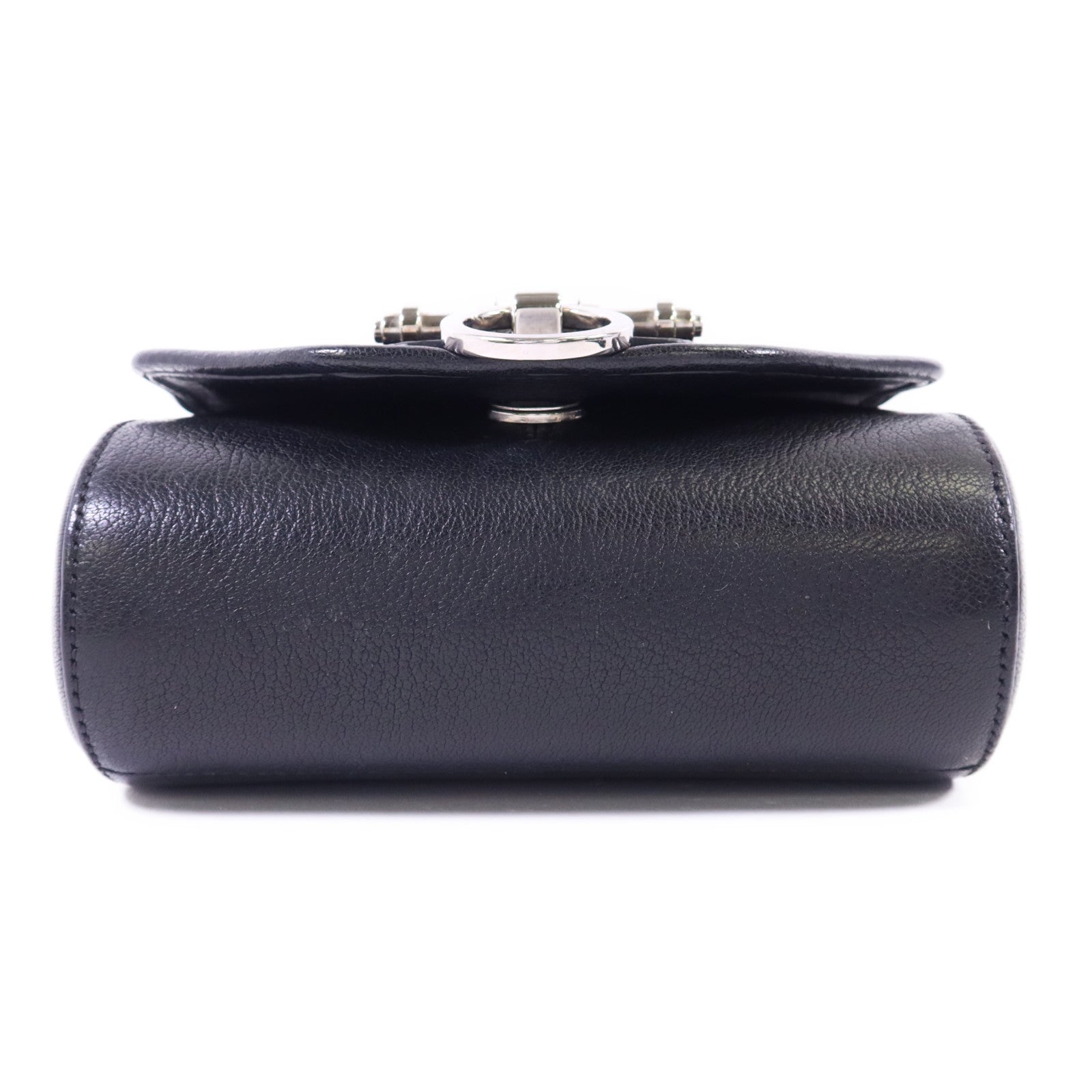 GIVENCHY 【激減優惠】羊皮皮革Obsedia Crossbody Bag銀扣肩背袋
