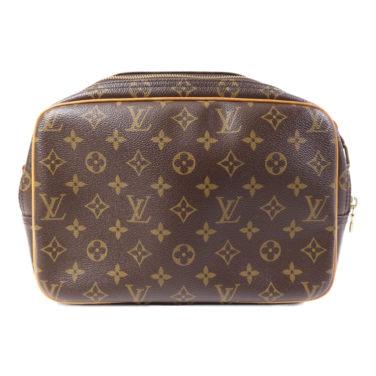 LOUIS VUITTON Monogram Reporter PM金扣肩背袋