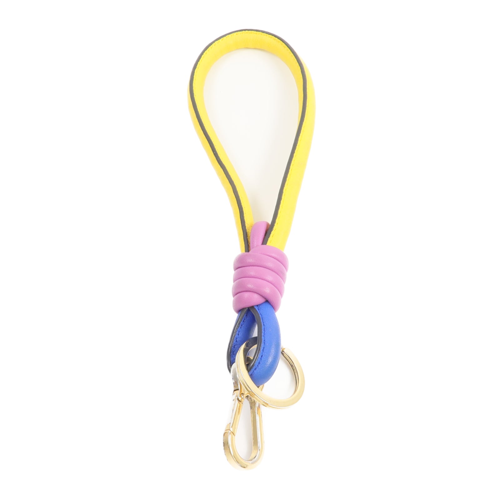 LOEWE 牛皮皮革Key Charm鑰匙圈