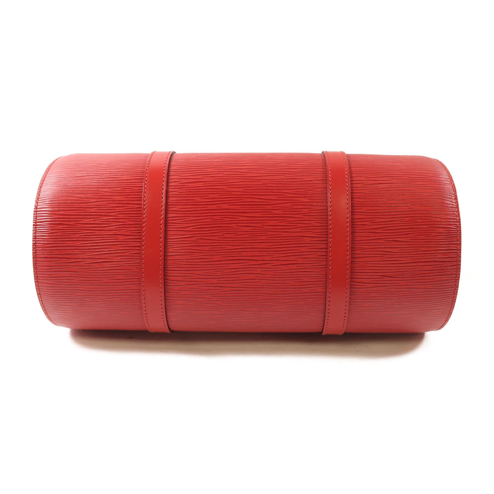 LOUIS VUITTON Epi Sufflo金扣肩背袋紅色