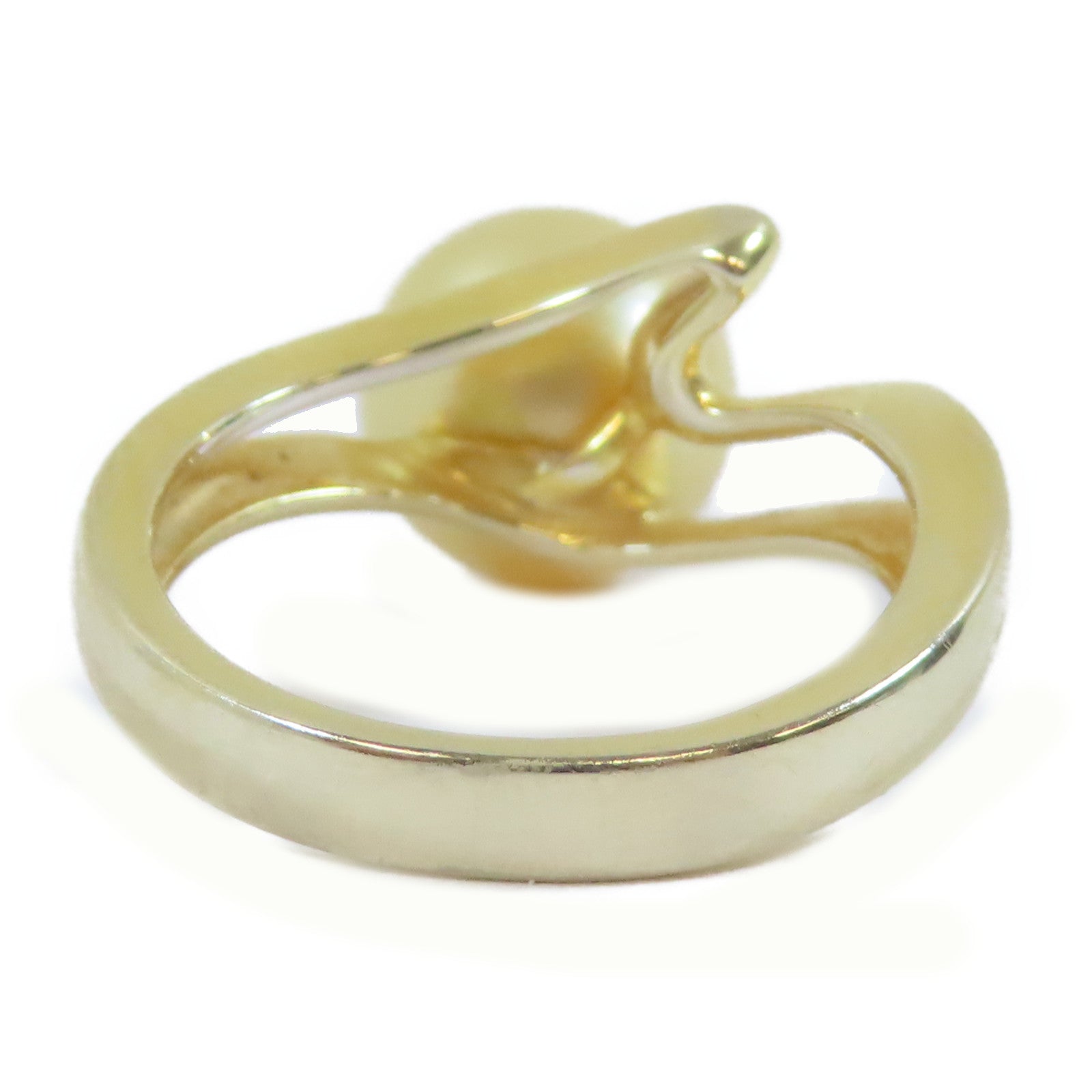 JEWELRY 18K黃金Pearl Ring珍珠戒指US#6