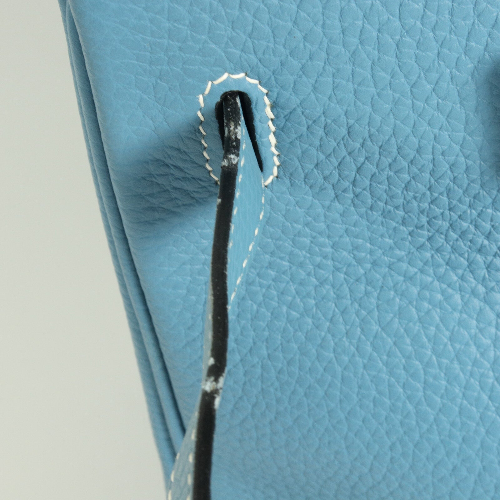 HERMES Togo皮革Birkin 35手挽袋Bleu Jean