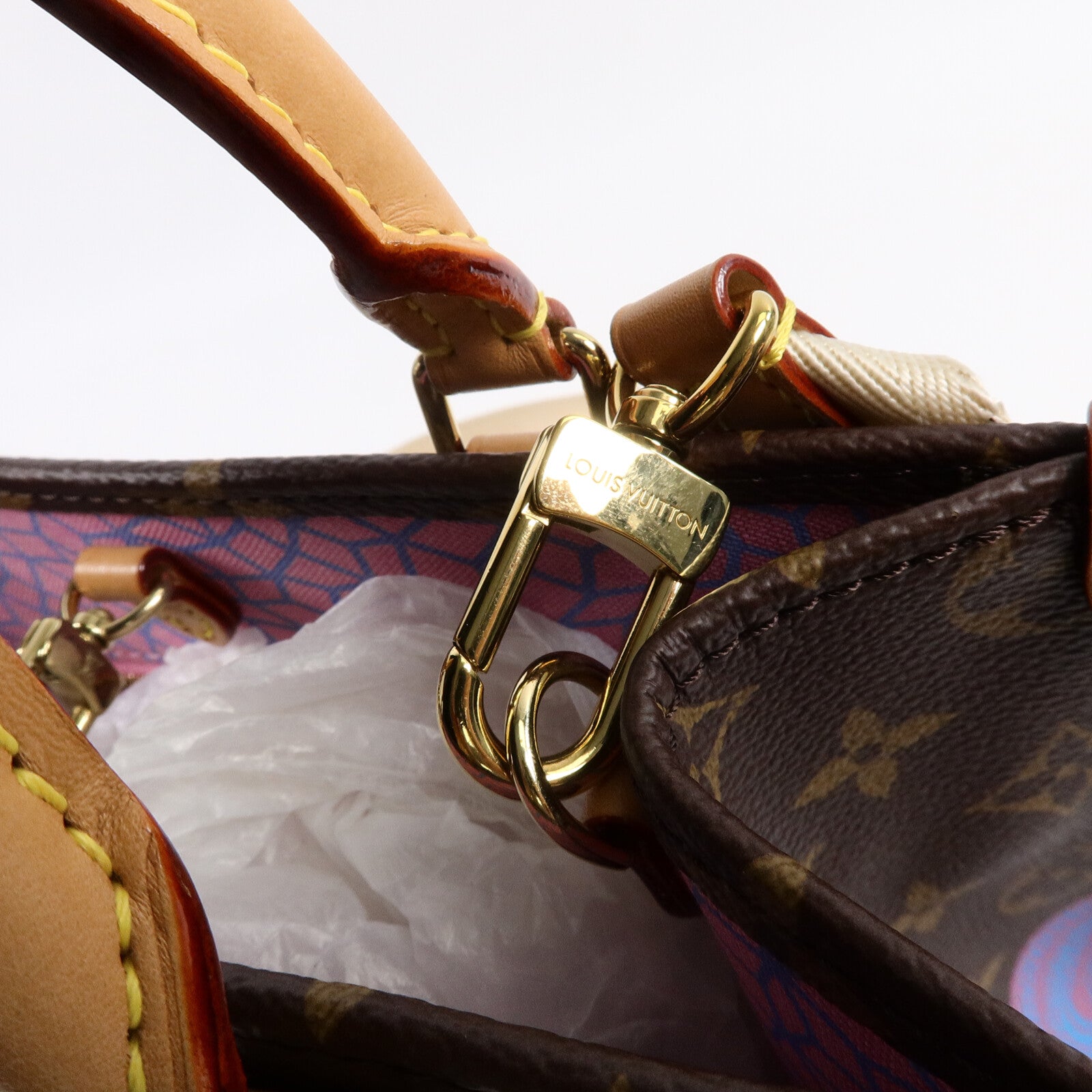 LOUIS VUITTON Monogram LV x YK OnTheGo PM手挽肩背兩用袋