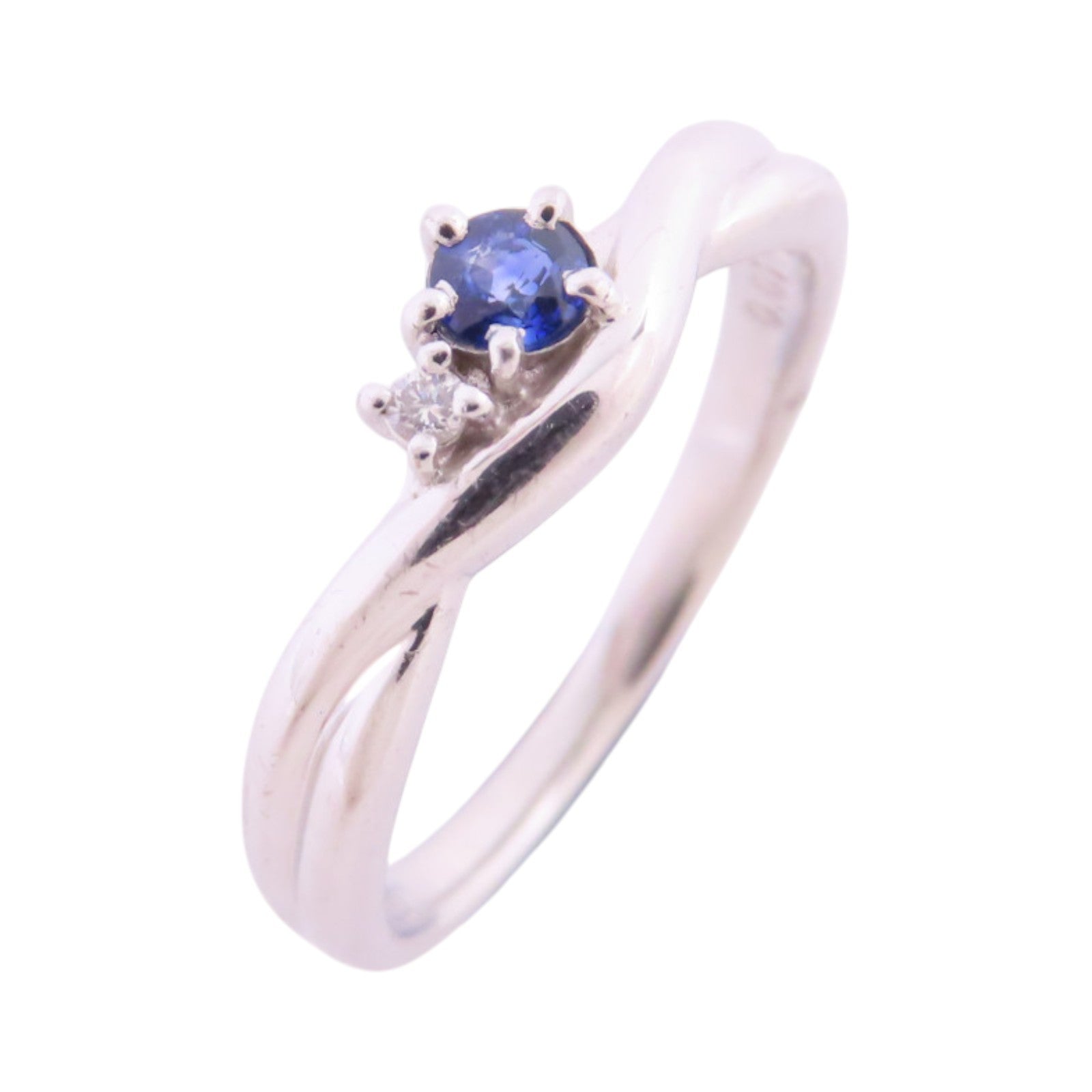 JEWELRY 【激減優惠】PT900鉑金/鑽石Diamond Ring戒指US#5.25