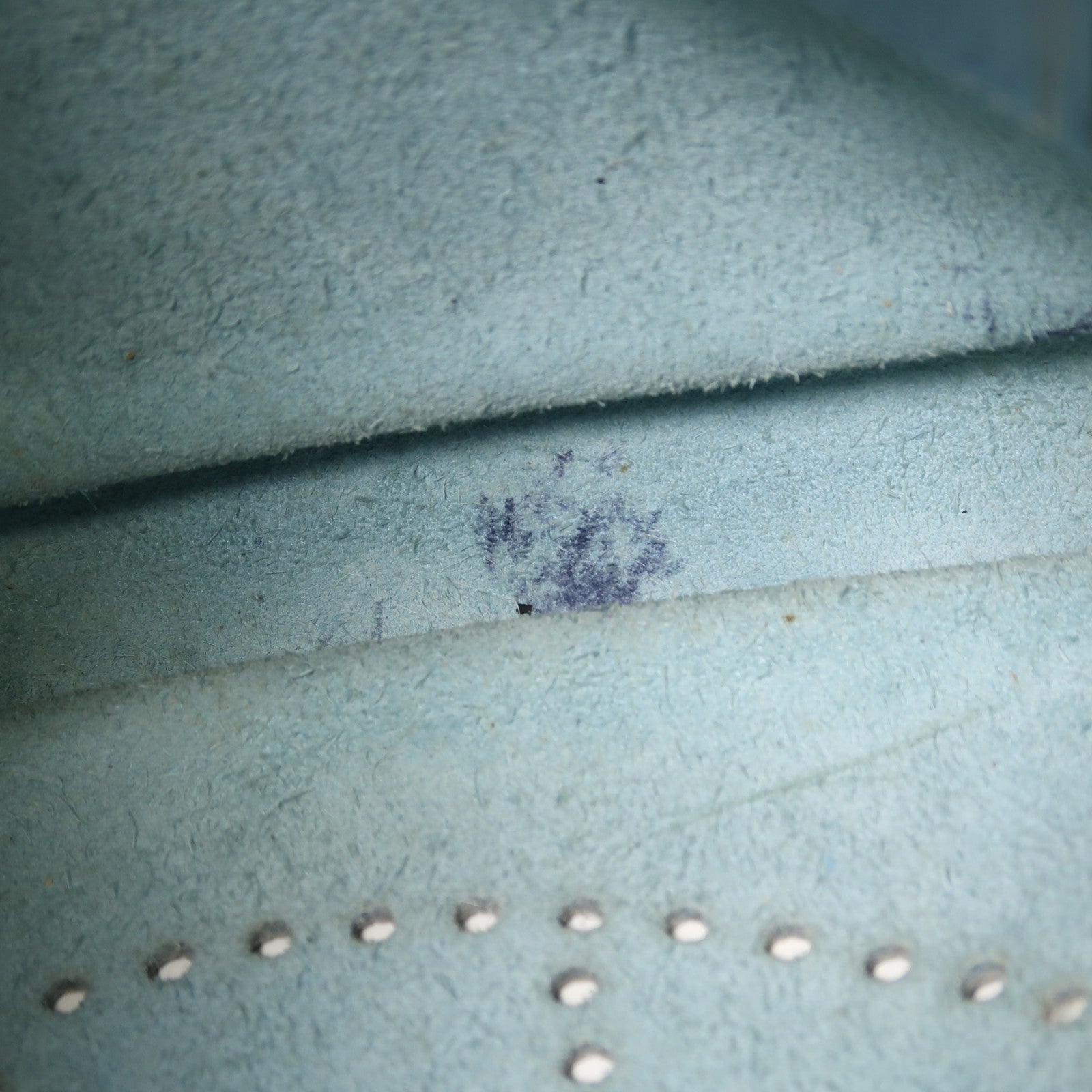 HERMES Clemence皮革Evelyne PM銀扣肩背袋Bleu Jean