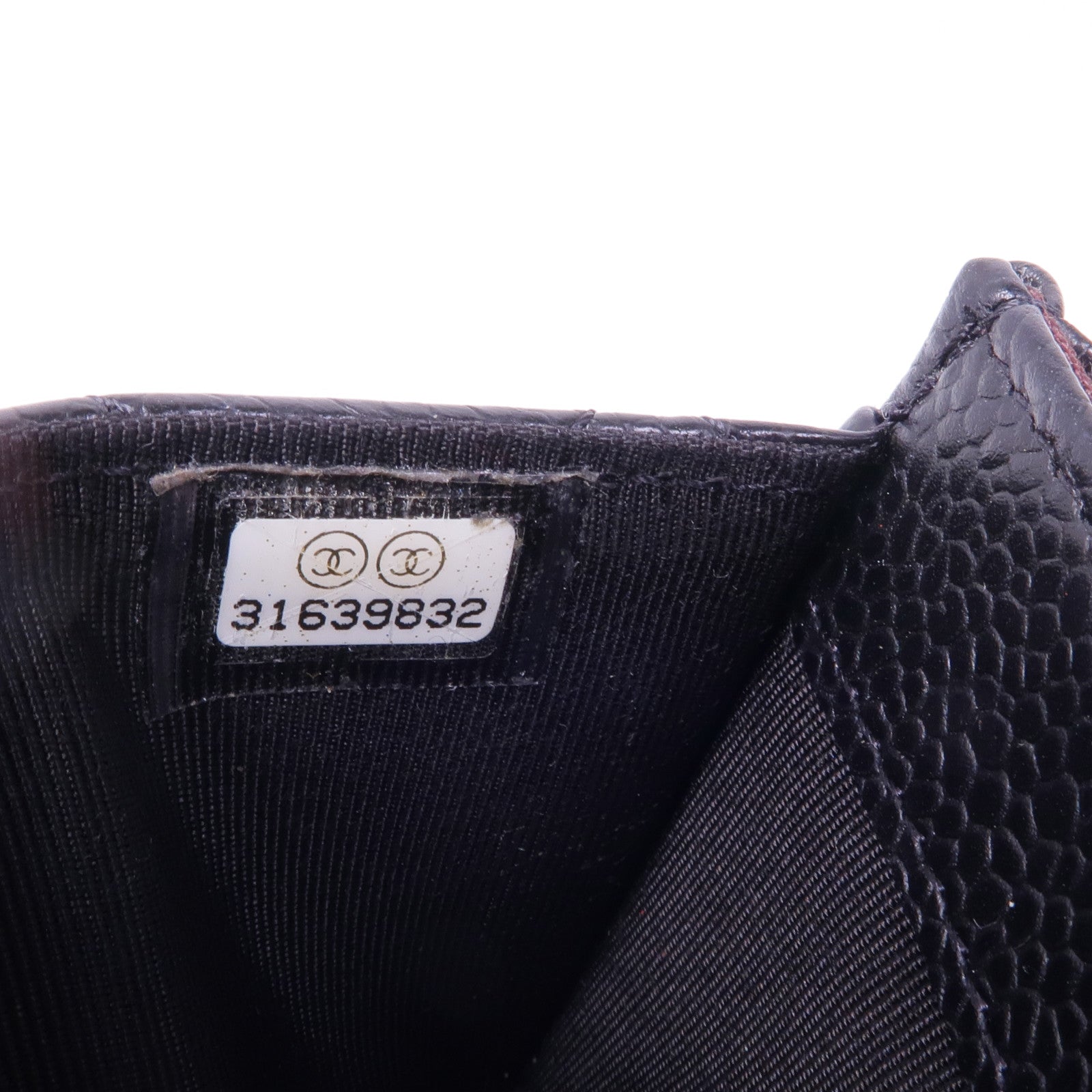 CHANEL 牛皮皮革Card Case金扣卡片套