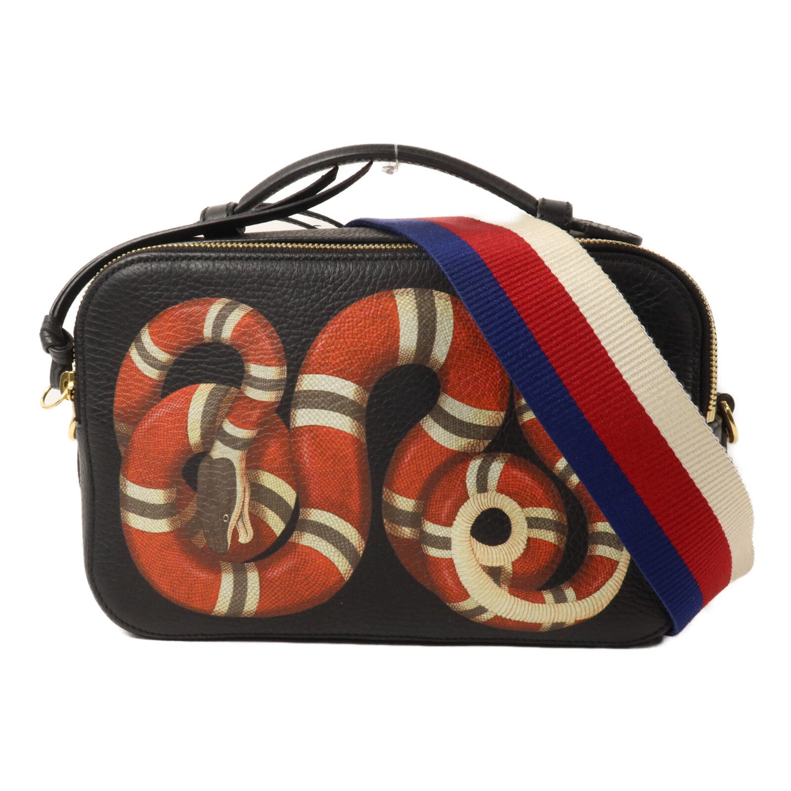 GUCCI 牛皮皮革Camera Bag手挽肩背兩用袋