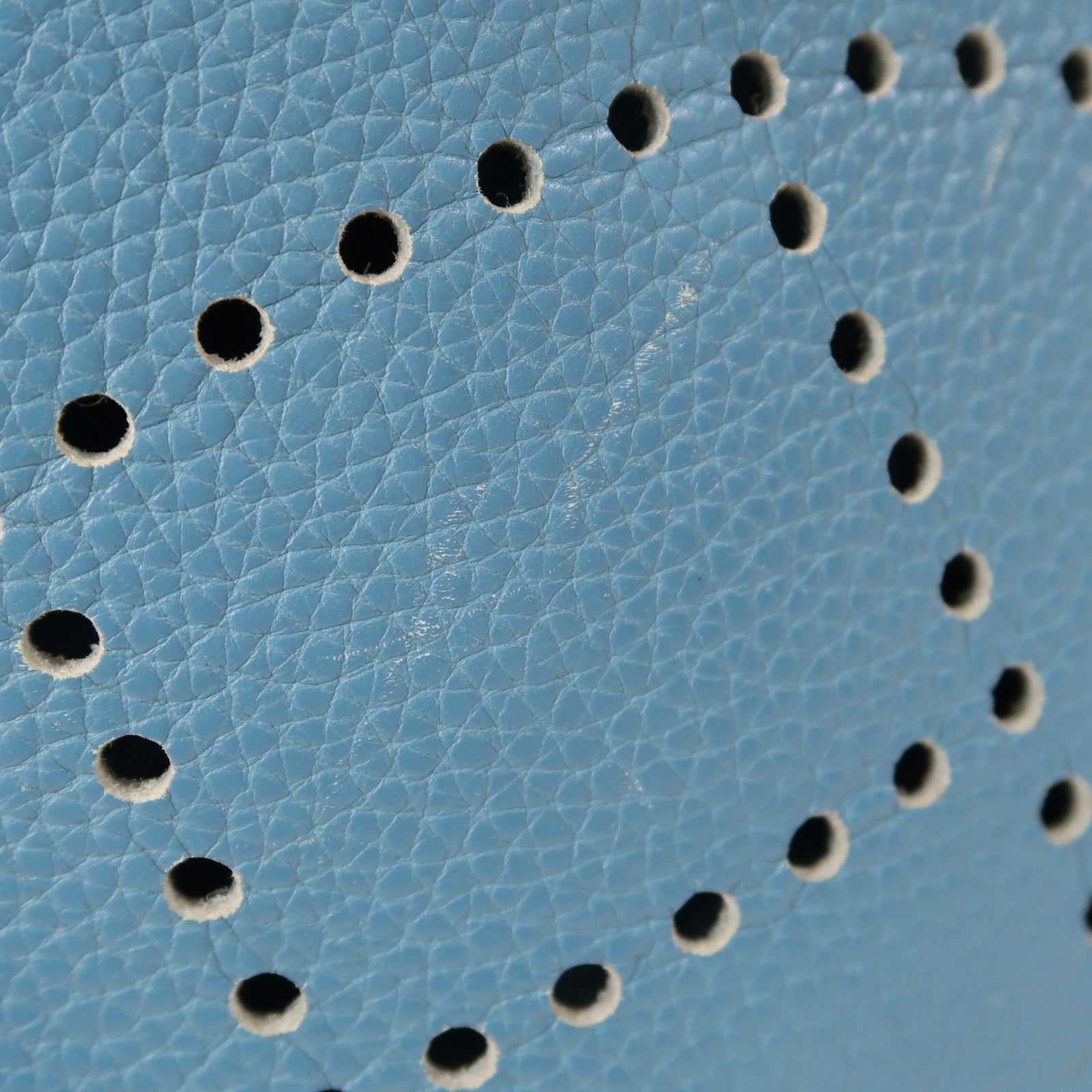 HERMES 【激減優惠】Clemence皮革Evelyne PM銀扣肩背袋Bleu Jean