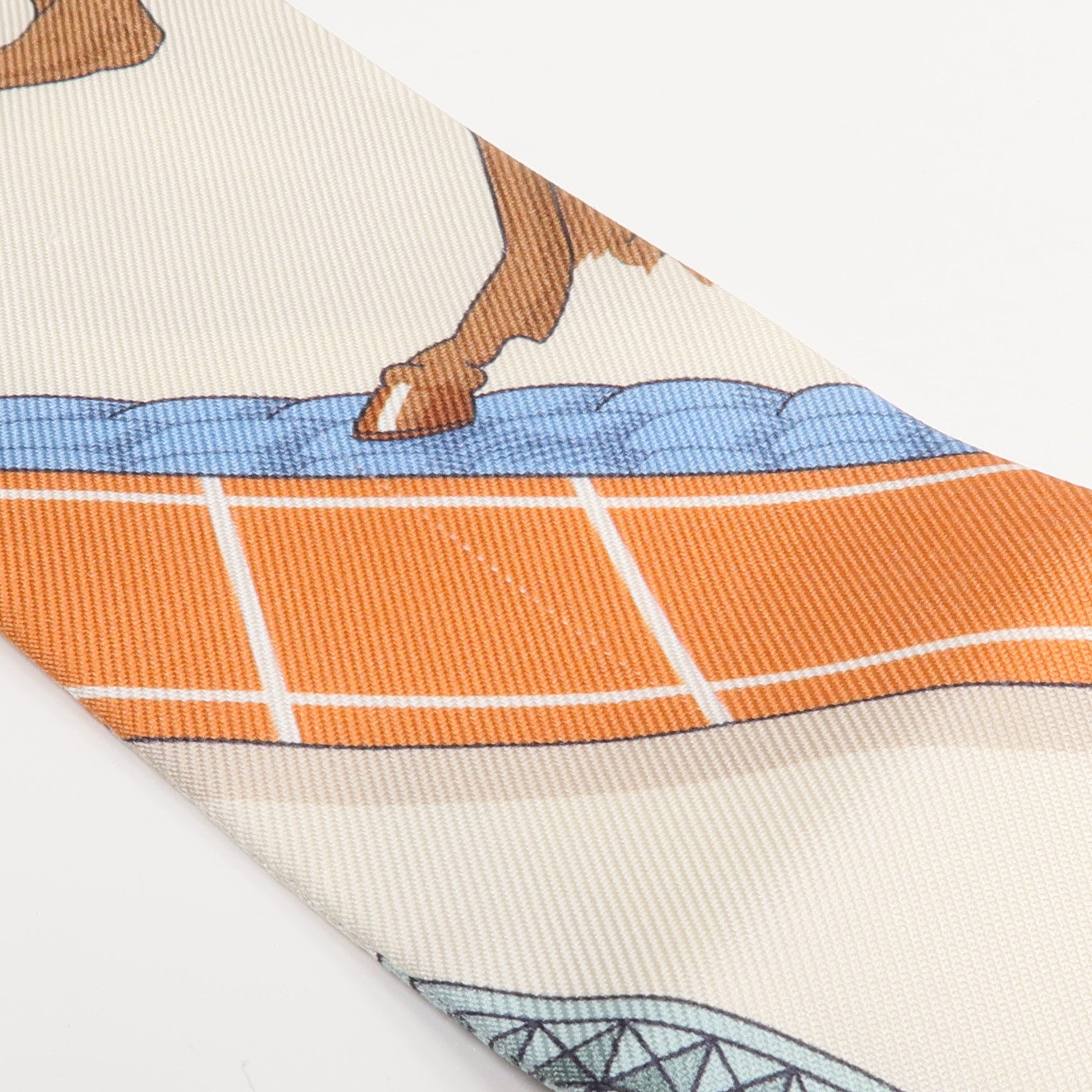 HERMES 絲質Twilly絲巾