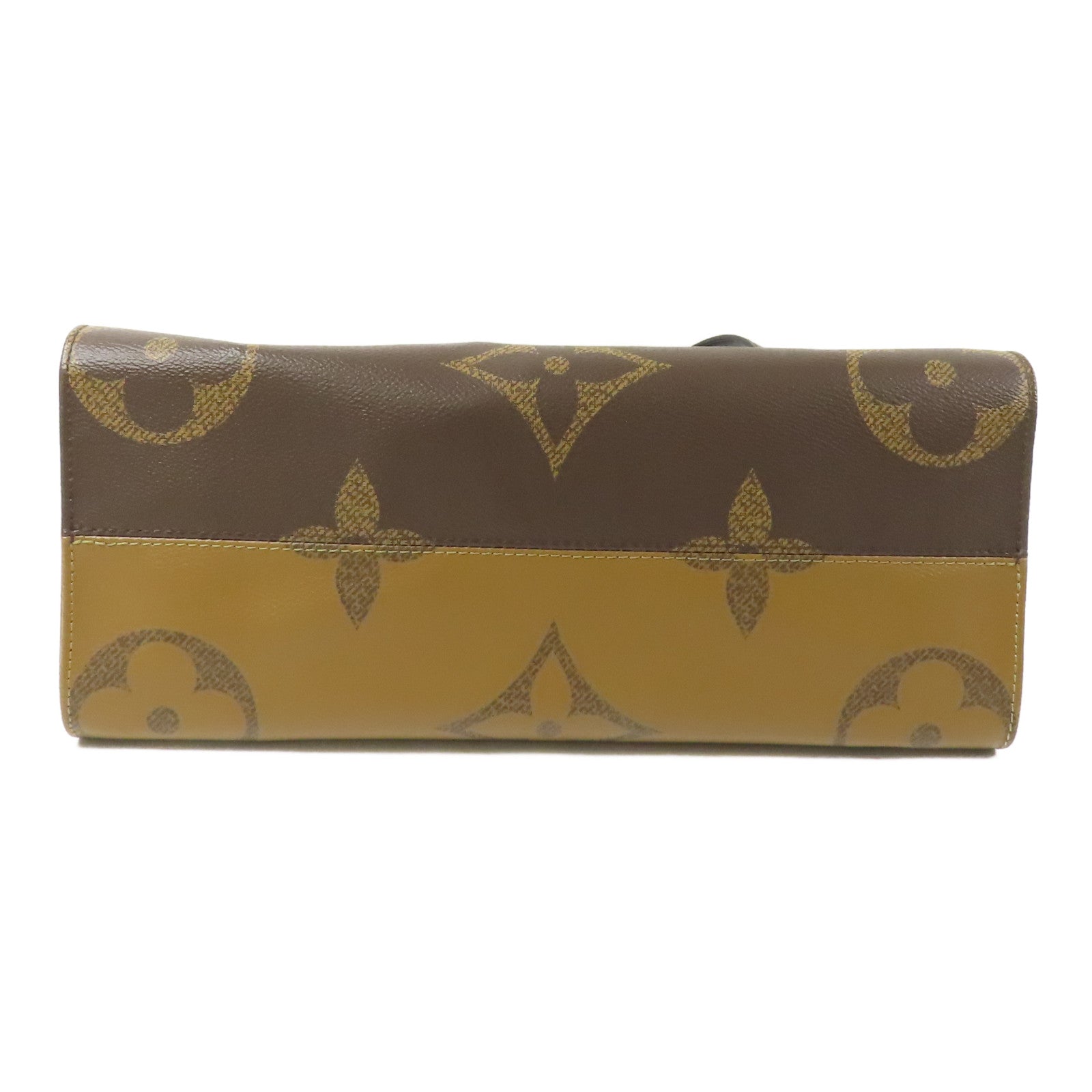 LOUIS VUITTON Monogram Giant On The Go MM金扣手挽肩背兩用袋