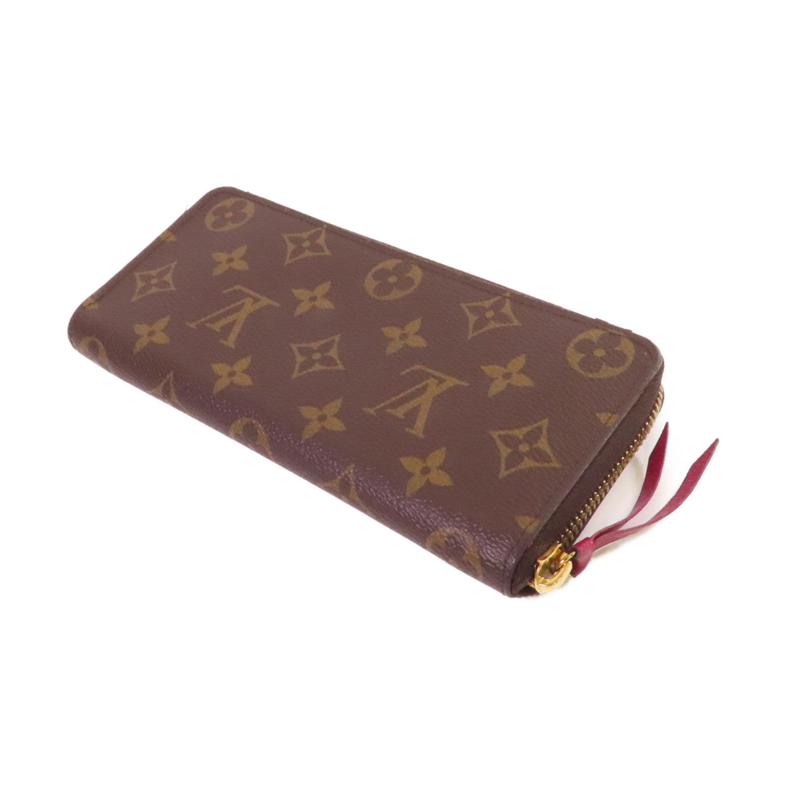 LOUIS VUITTON Monogram Clemence Long Wallet金扣拉鏈長錢包啡色