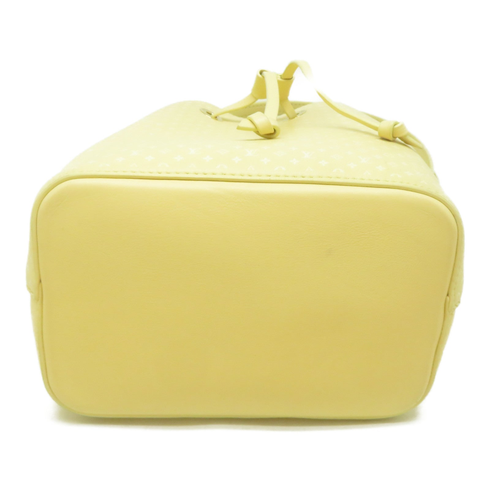 LOUIS VUITTON 牛皮皮革Neo Noe BB金扣肩背袋黃色