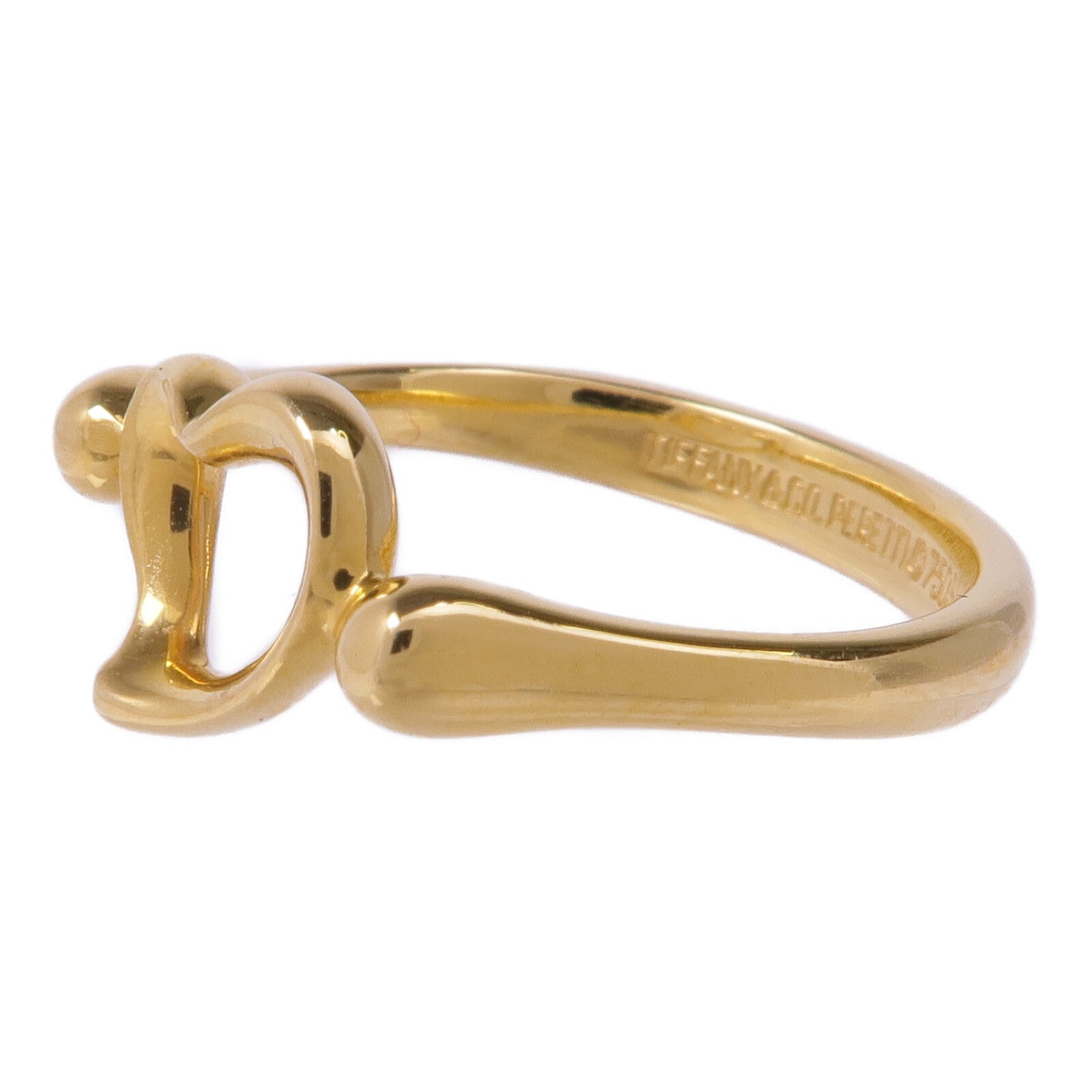 TIFFANY＆CO 18K黃金Heart Ring戒指US#5.5