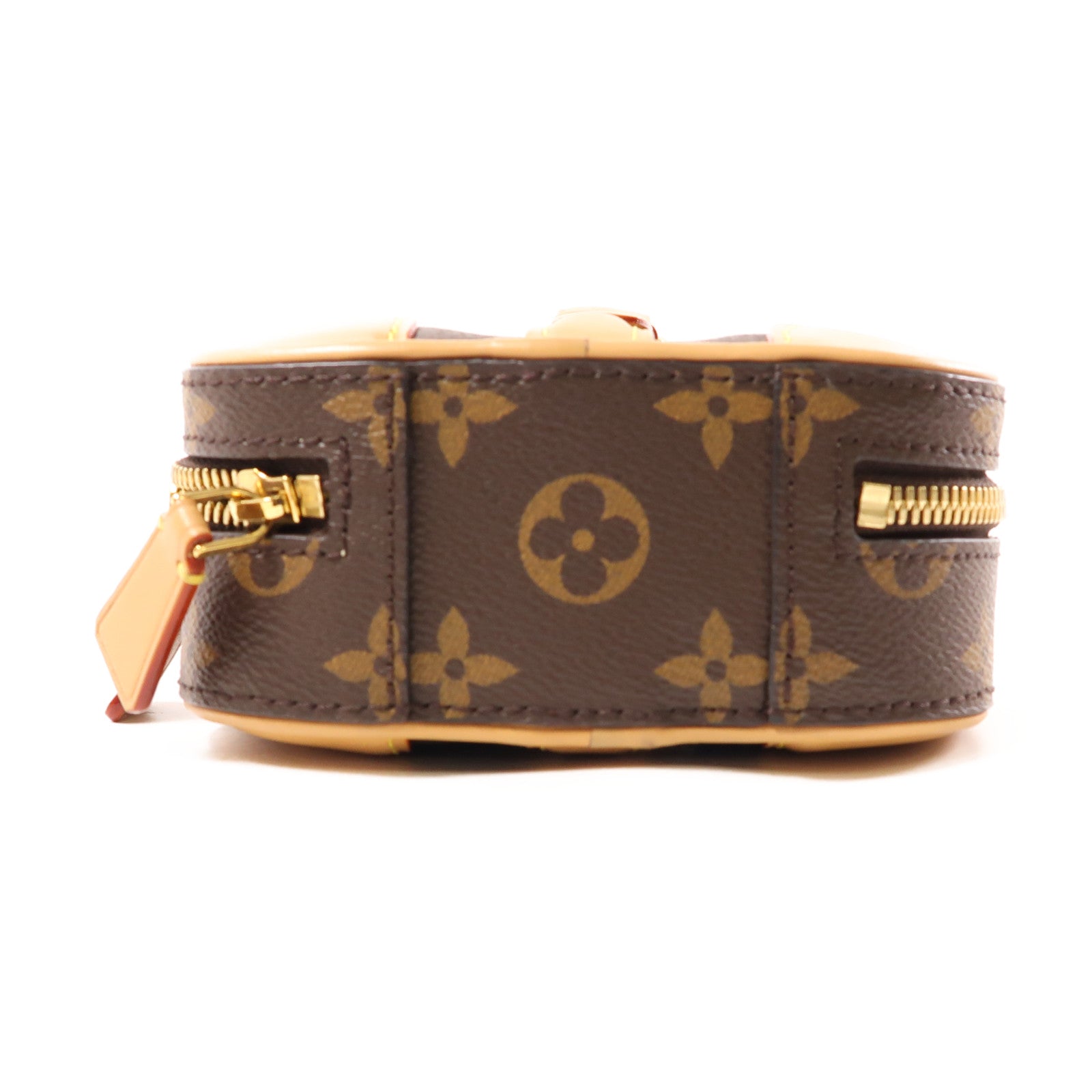 LOUIS VUITTON LV Valisette Vertical 2Way Shoulder Bag M68623 Monogram Brown