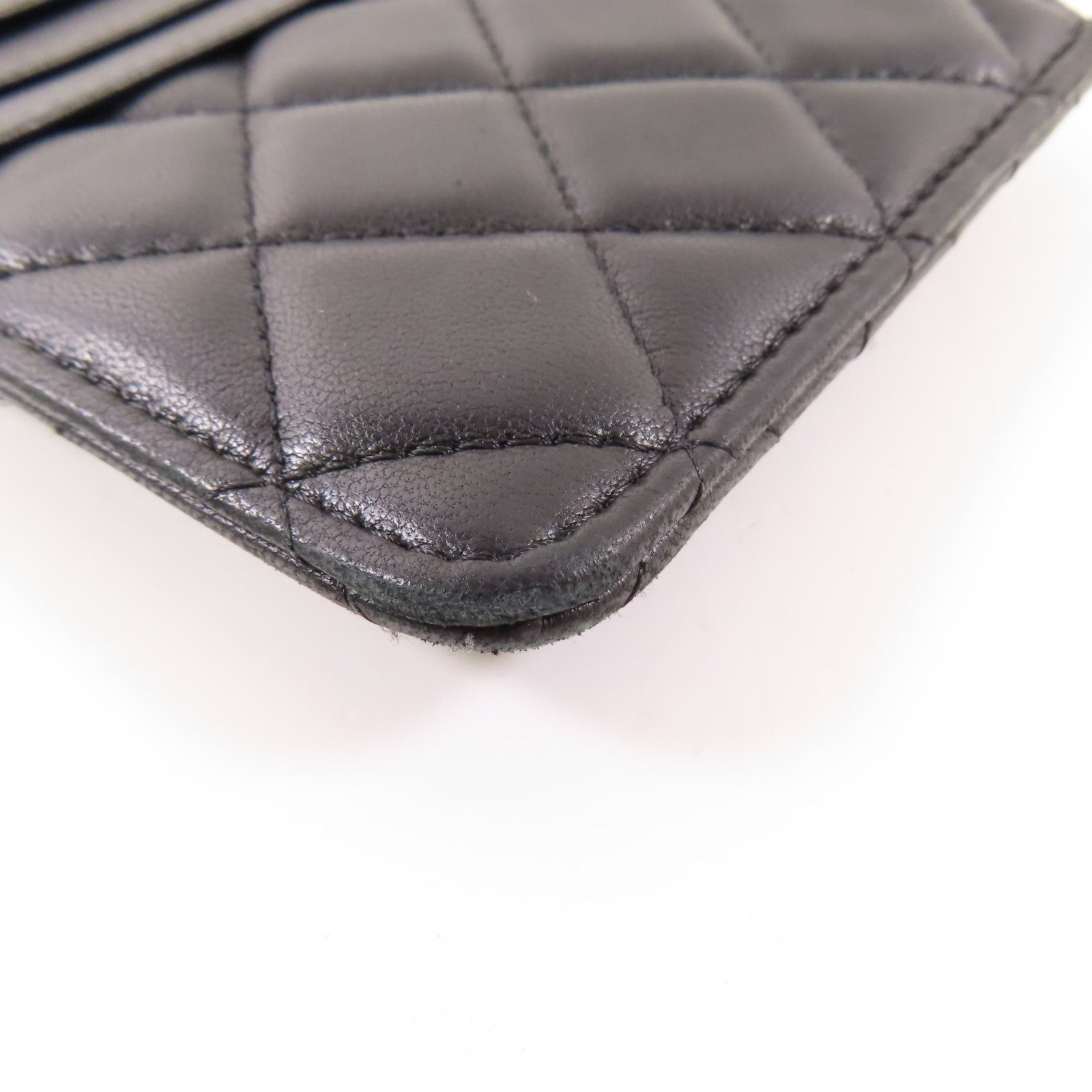 CHANEL 牛皮皮革Wallet銀扣長錢包
