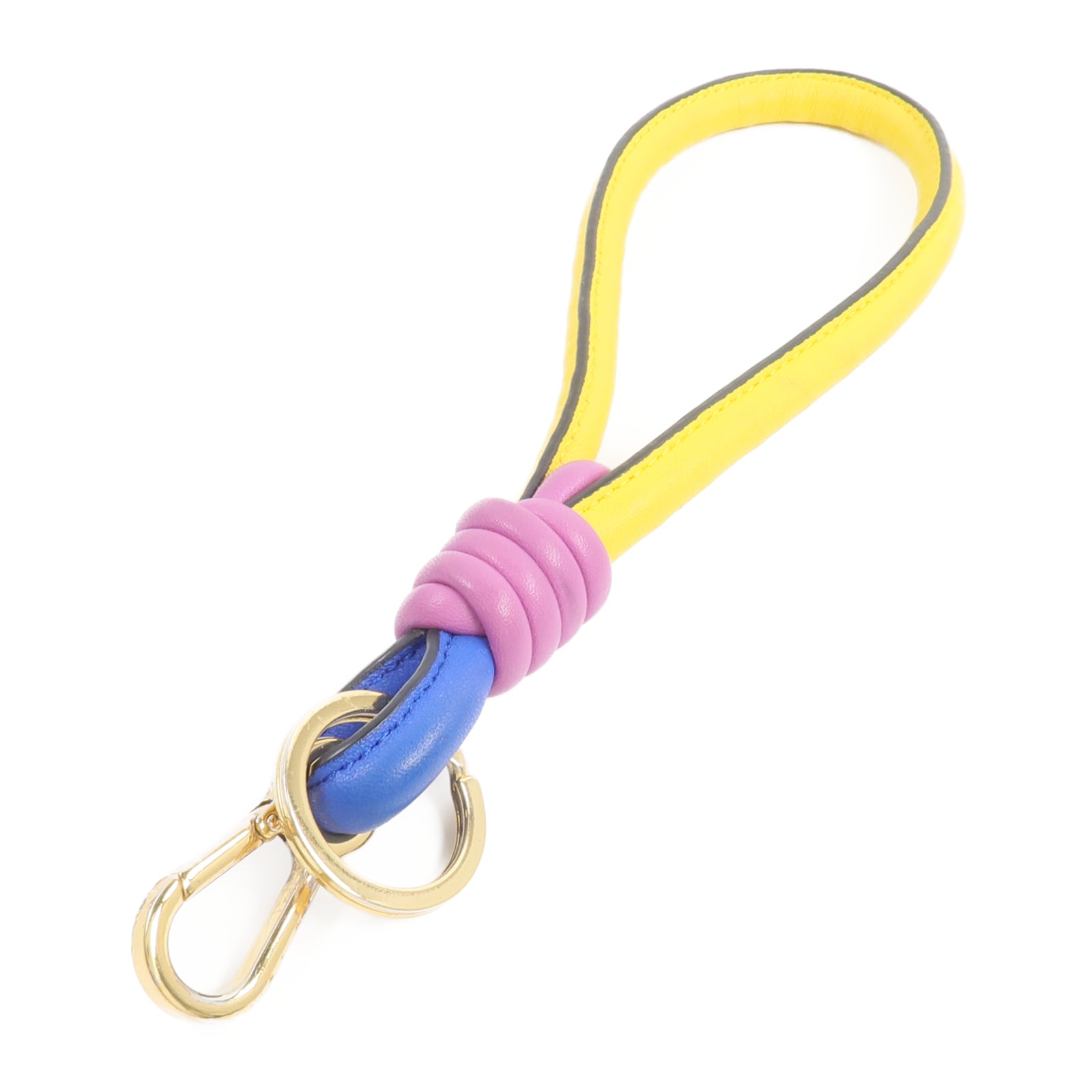 LOEWE 牛皮皮革Key Charm鑰匙圈
