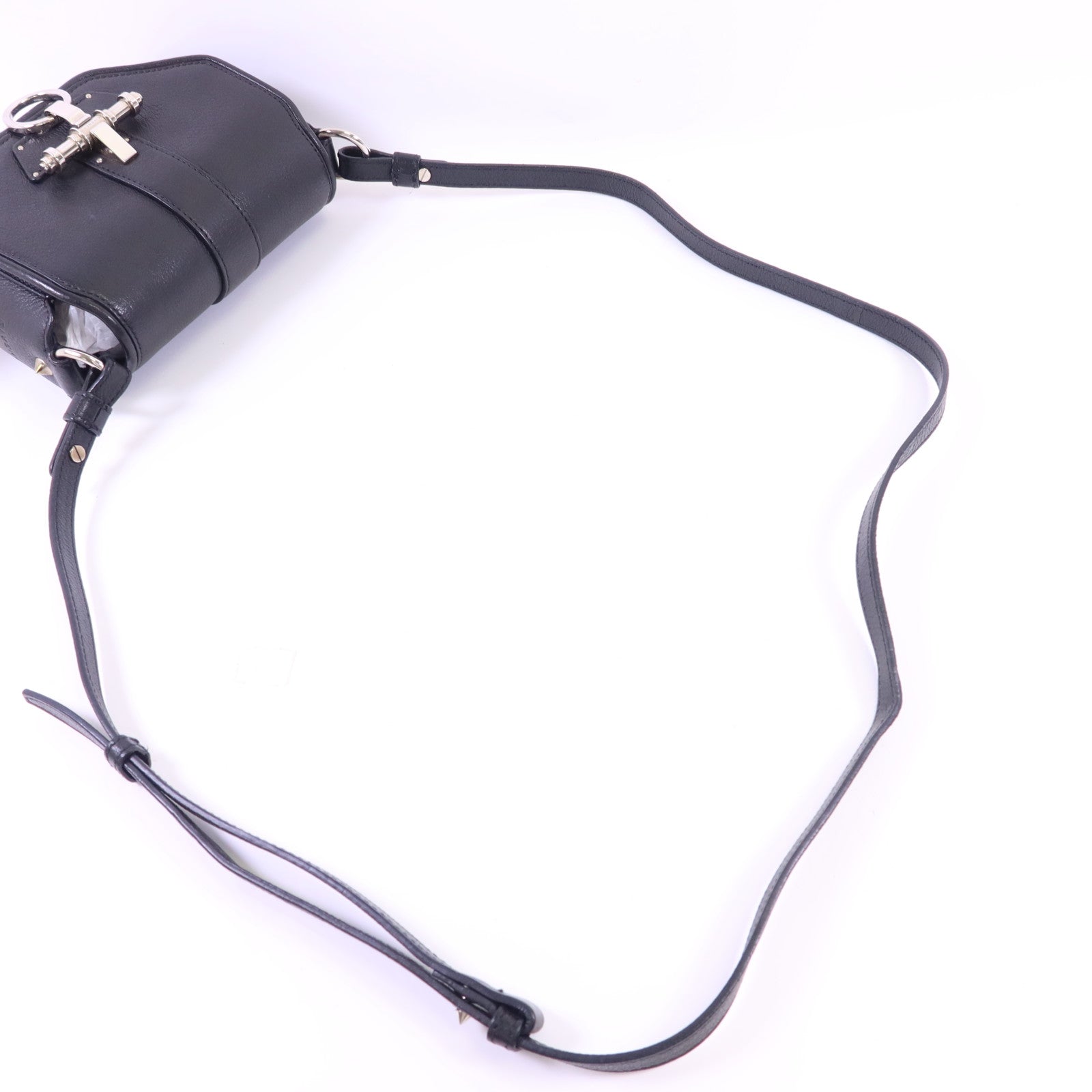 GIVENCHY 【激減優惠】羊皮皮革Obsedia Crossbody Bag銀扣肩背袋