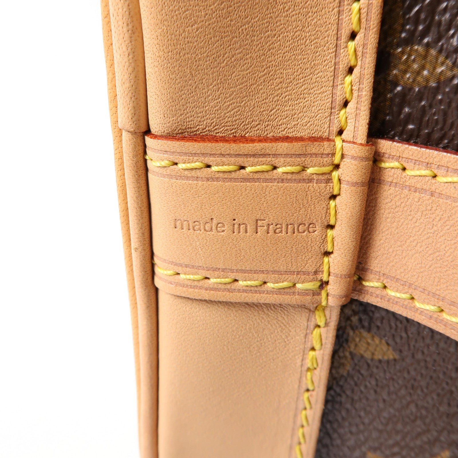 LOUIS VUITTON Monogram Noe BB金扣肩背袋棕色