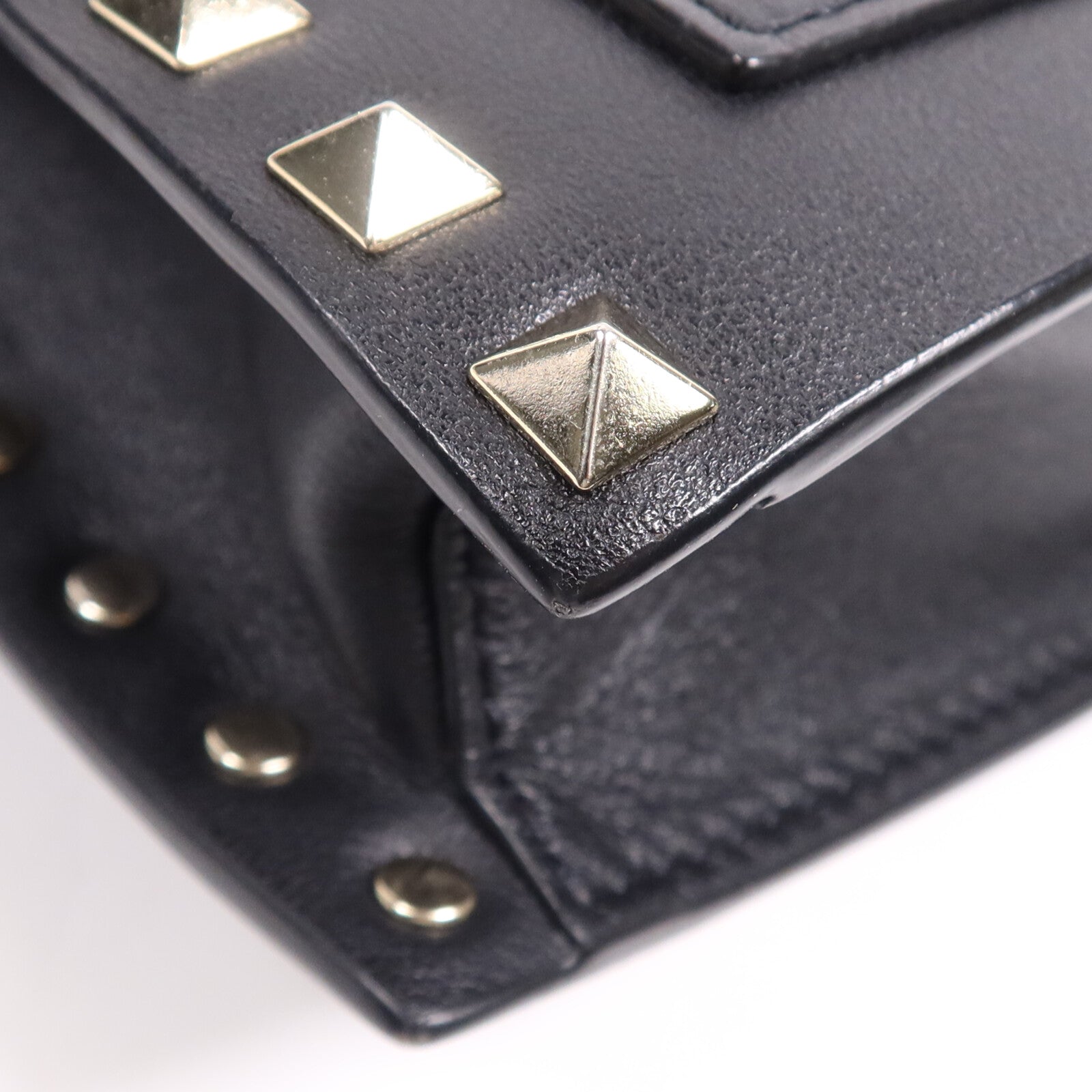 Valentino 牛皮皮革Shoulder Bag金扣肩背袋