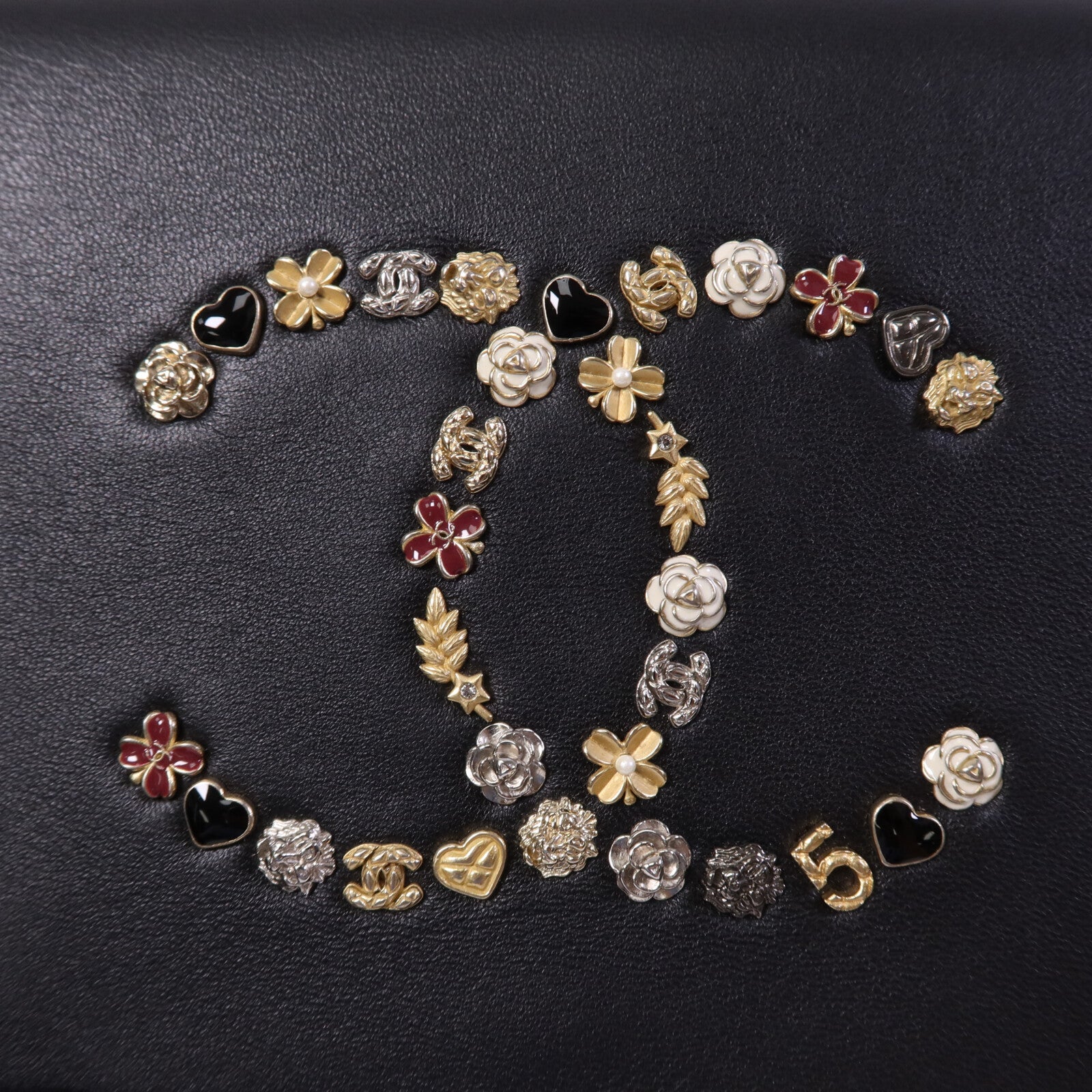 CHANEL 羊皮皮革Chain Shoulder Bag金扣鏈帶肩背袋