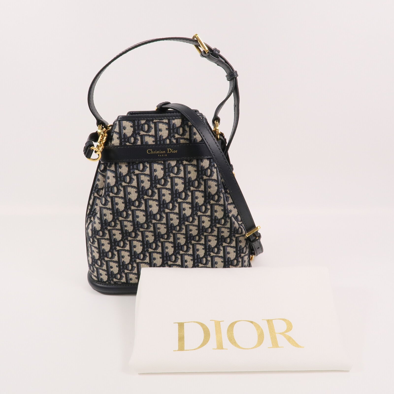 Dior 帆布/牛皮皮革C'est Dior Medium手挽肩背兩用袋