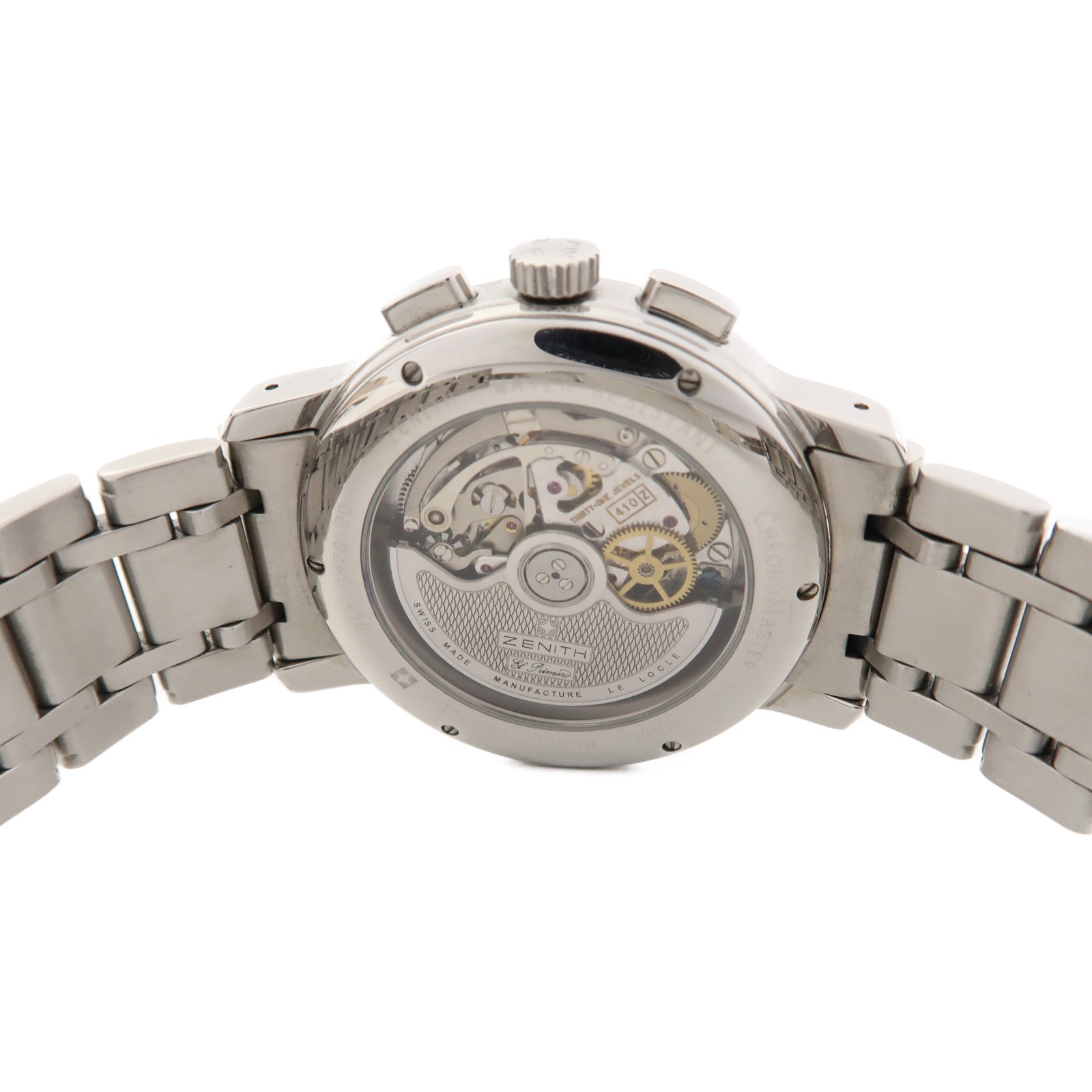 ZENITH El Primero Chronomaster不鏽鋼手錶自動機芯銀色