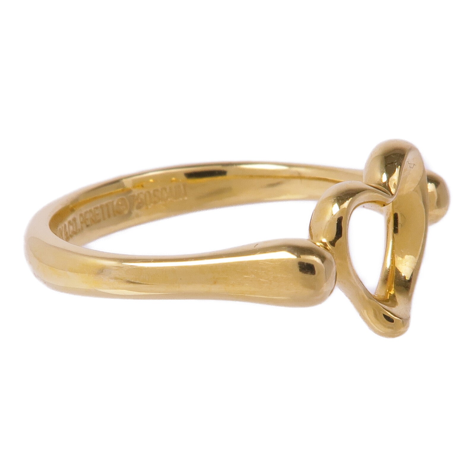 TIFFANY＆CO 18K黃金Heart Ring戒指US#5.5