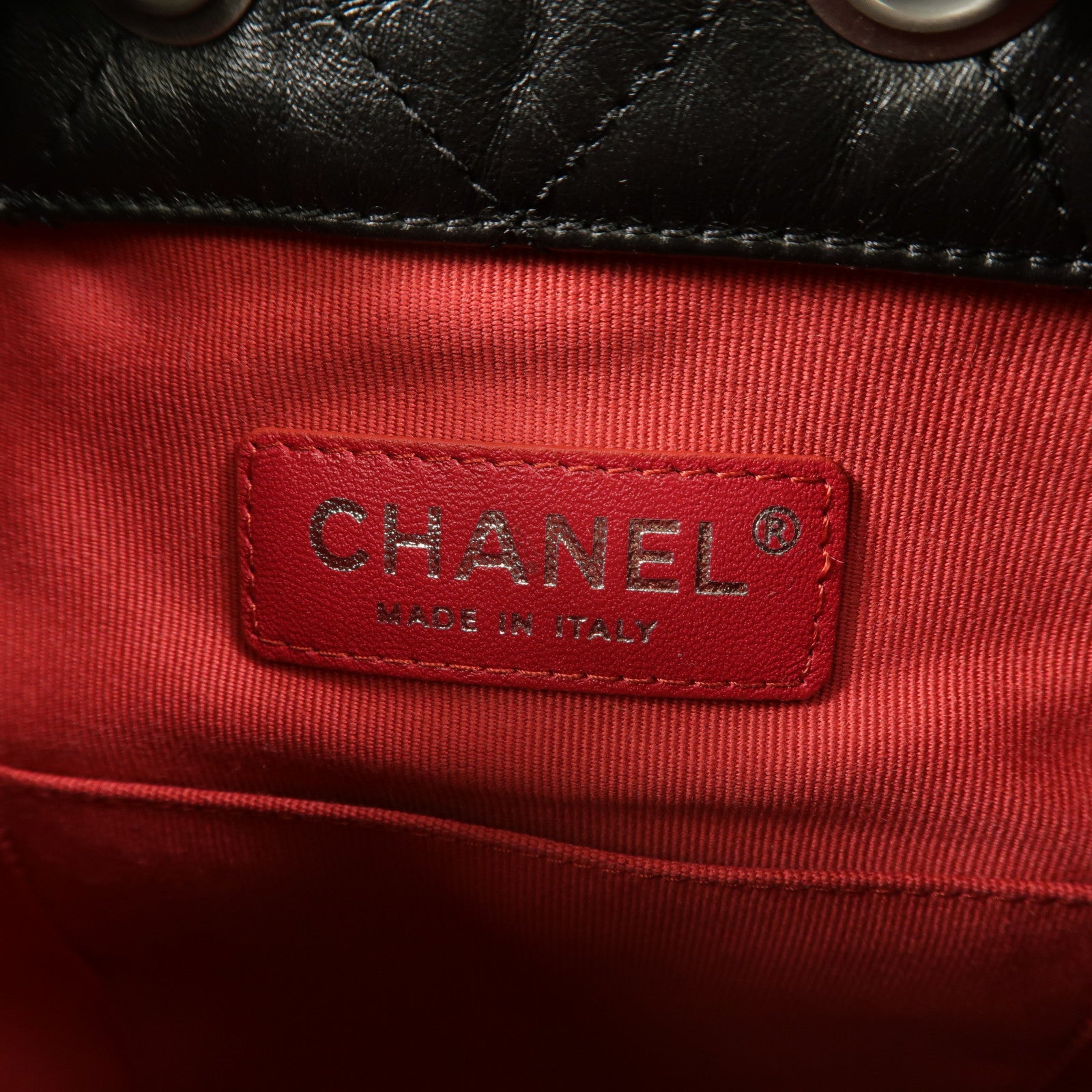 CHANEL 牛皮皮革Gabrielle BackPack鏈帶背包