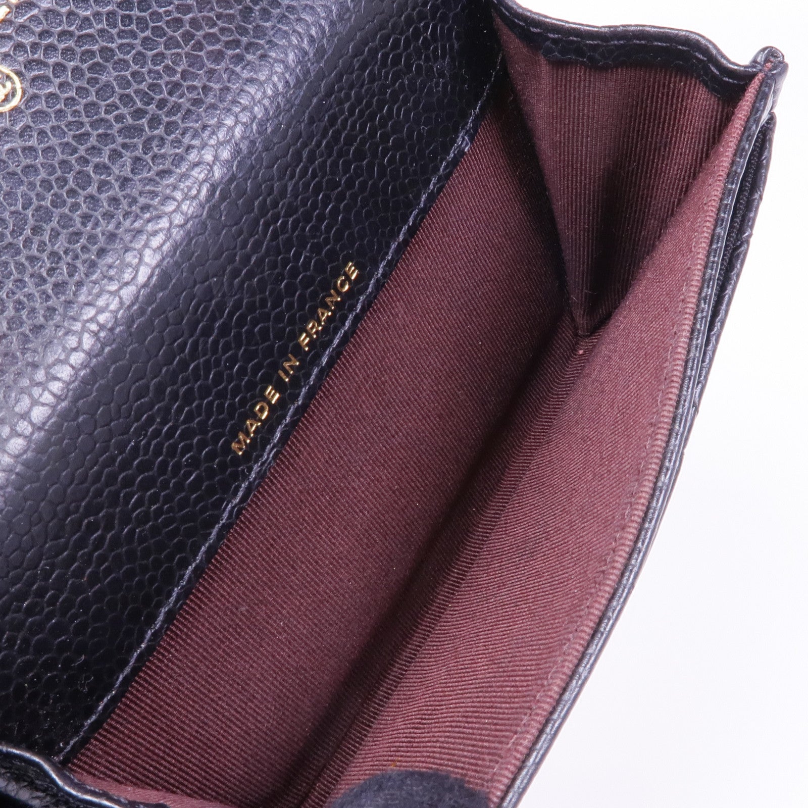 CHANEL 牛皮皮革Card Case金扣卡片套