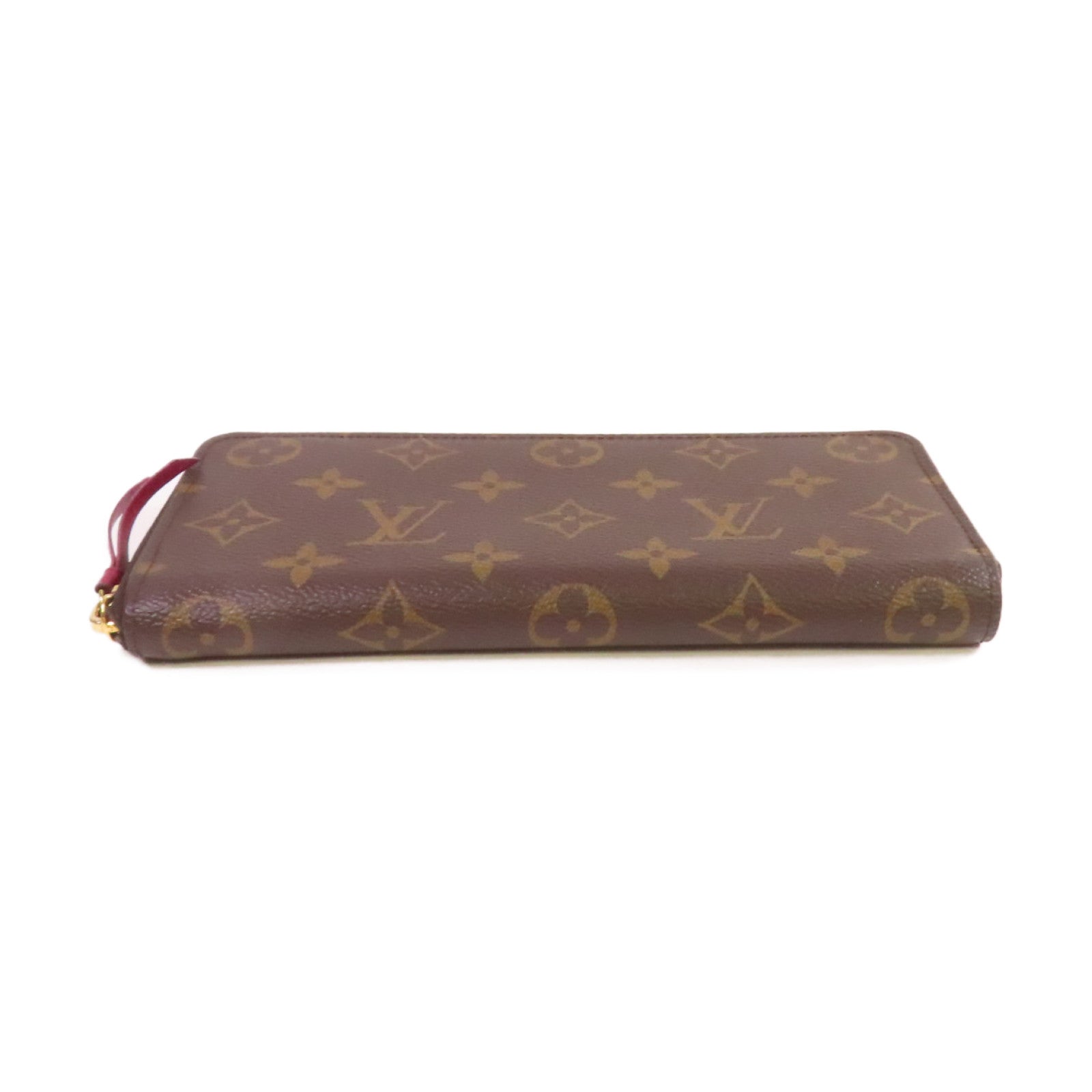 LOUIS VUITTON Monogram Clemence Long Wallet金扣拉鏈長錢包啡色