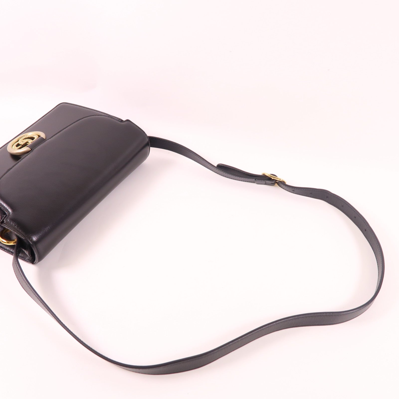 GUCCI 牛皮皮革Shoulder Bag金扣肩背袋