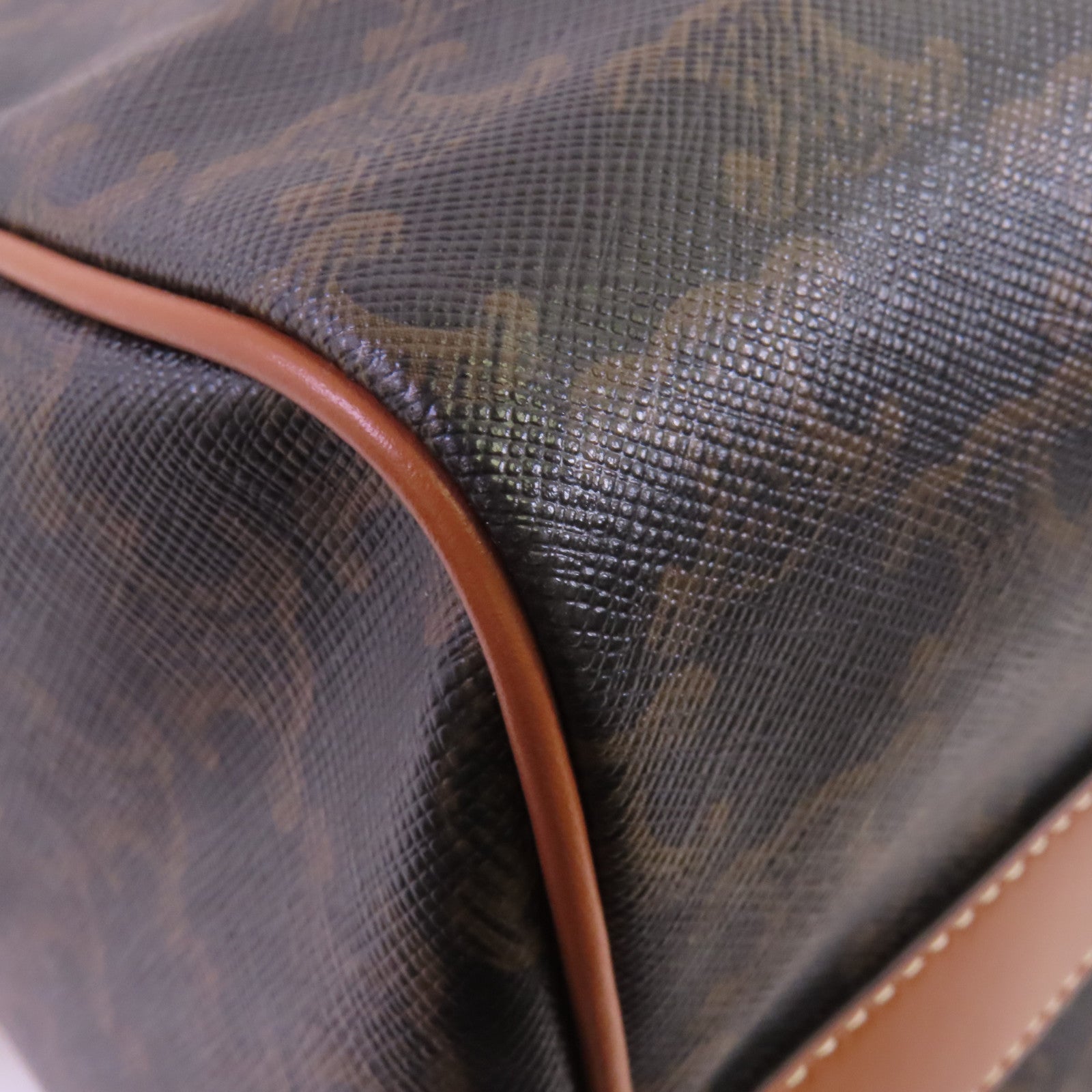 CELINE Triomphe帆布Large Boston金扣手挽肩背兩用袋