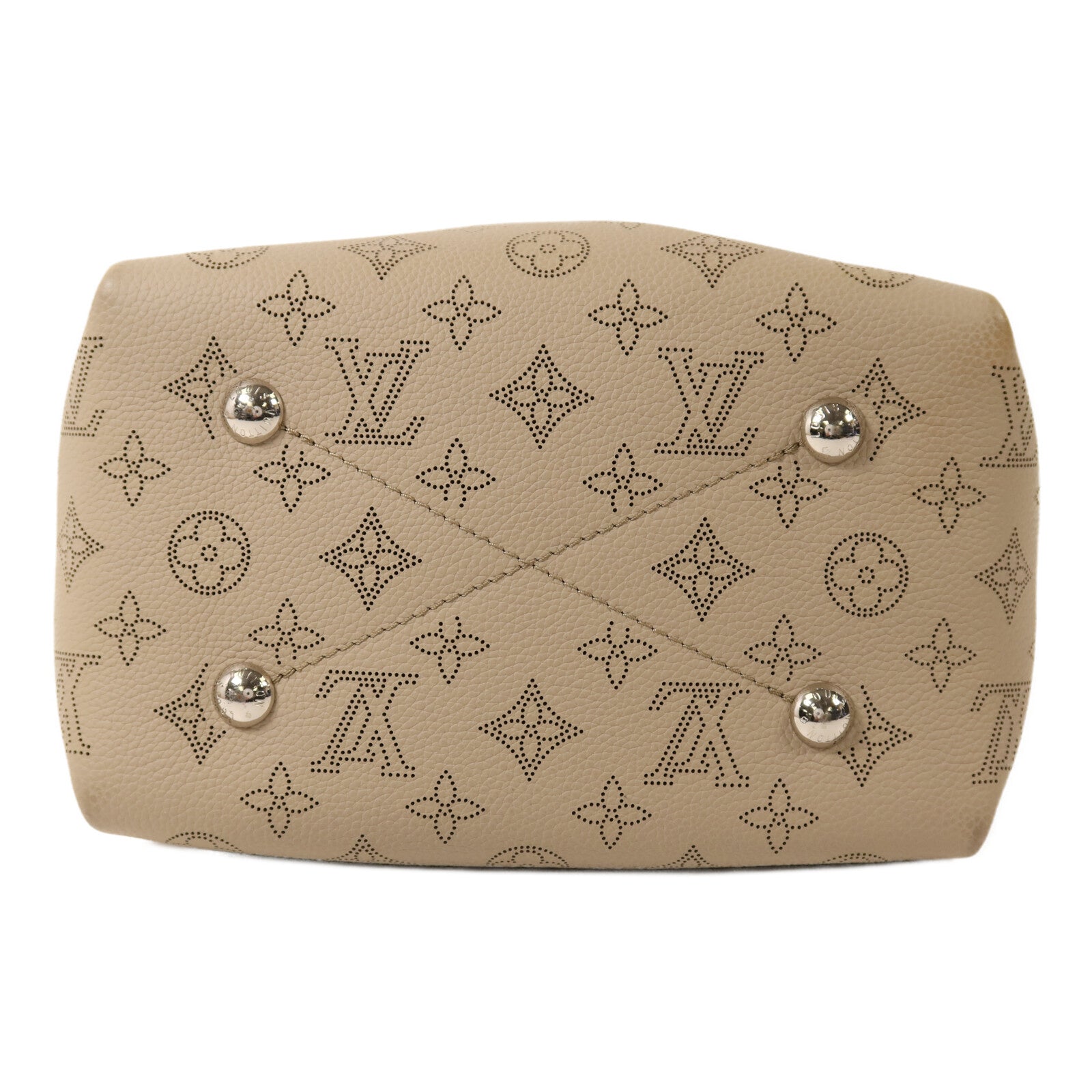 LOUIS VUITTON Mahina Bella銀扣鏈帶肩背袋