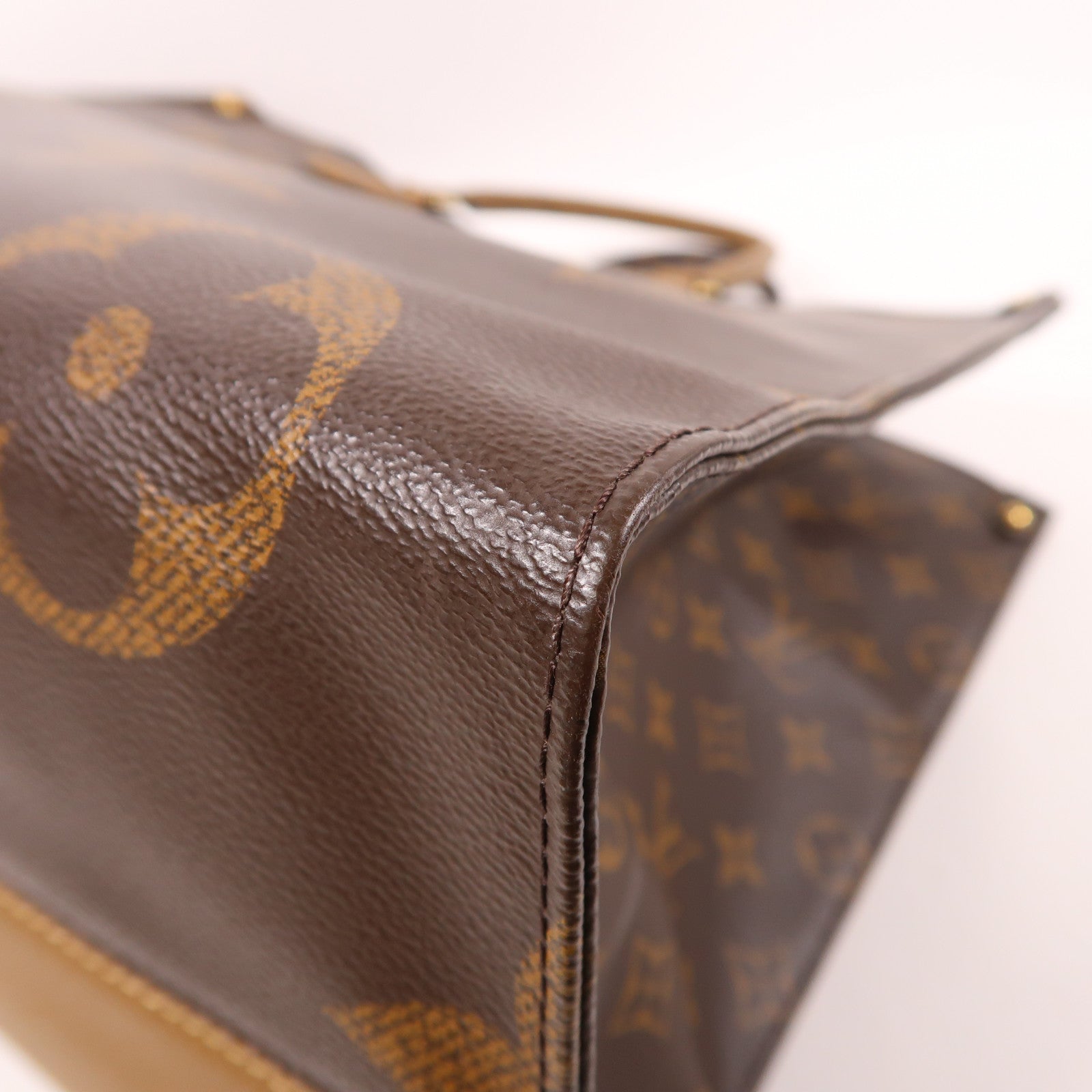 LOUIS VUITTON Monogram Giant OnTheGo GM金扣手挽肩背兩用袋