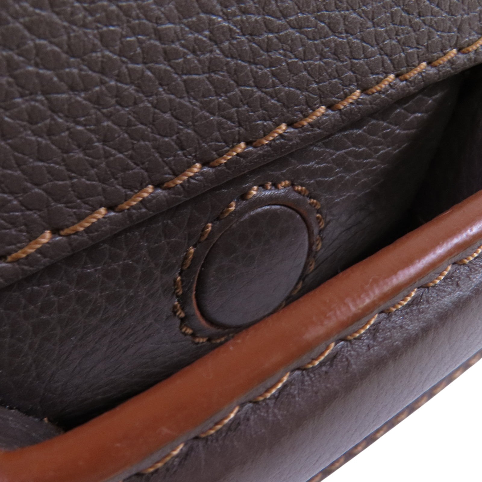 LOEWE 【激減優惠】牛皮皮革Barcelona金扣肩背袋