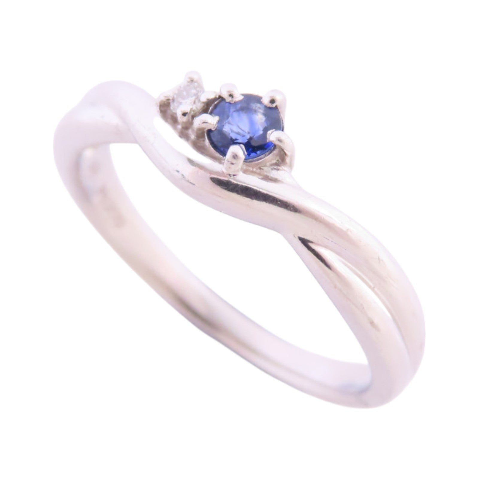 JEWELRY 【激減優惠】PT900鉑金/鑽石Diamond Ring戒指US#5.25
