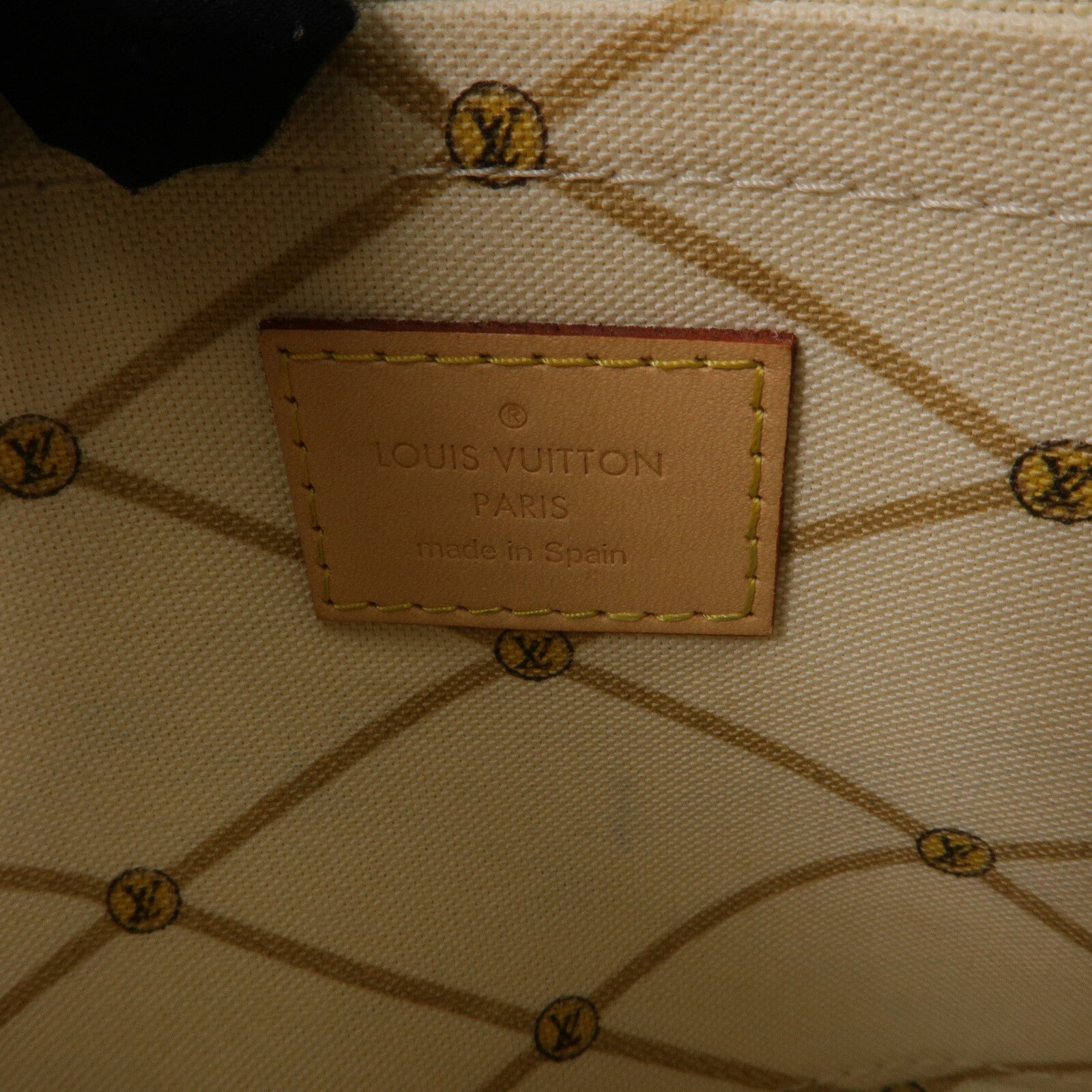 LOUIS VUITTON Damier Azur Neverfull MM手挽袋