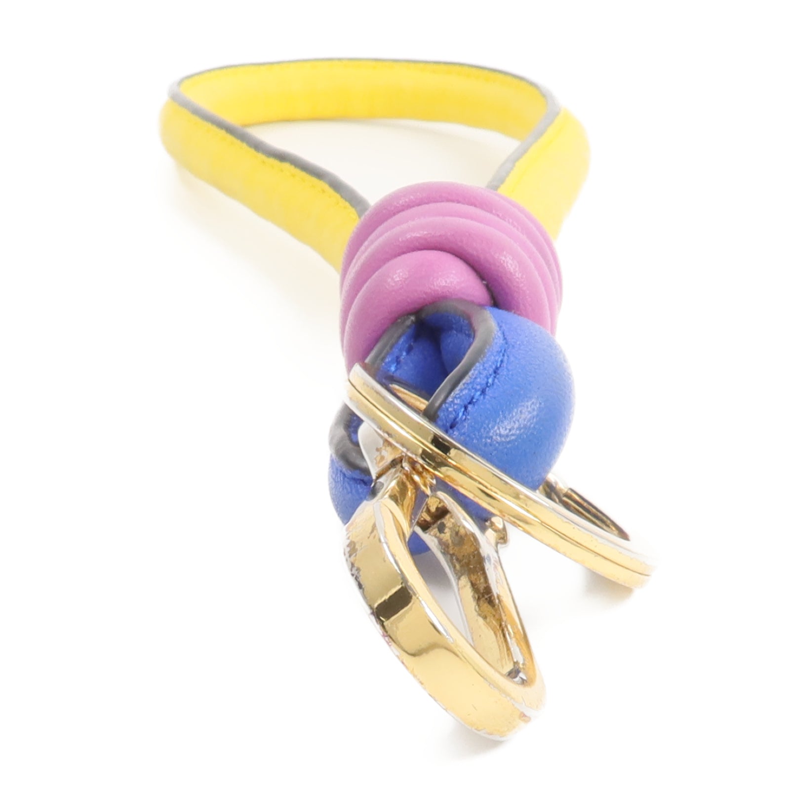 LOEWE 牛皮皮革Key Charm鑰匙圈
