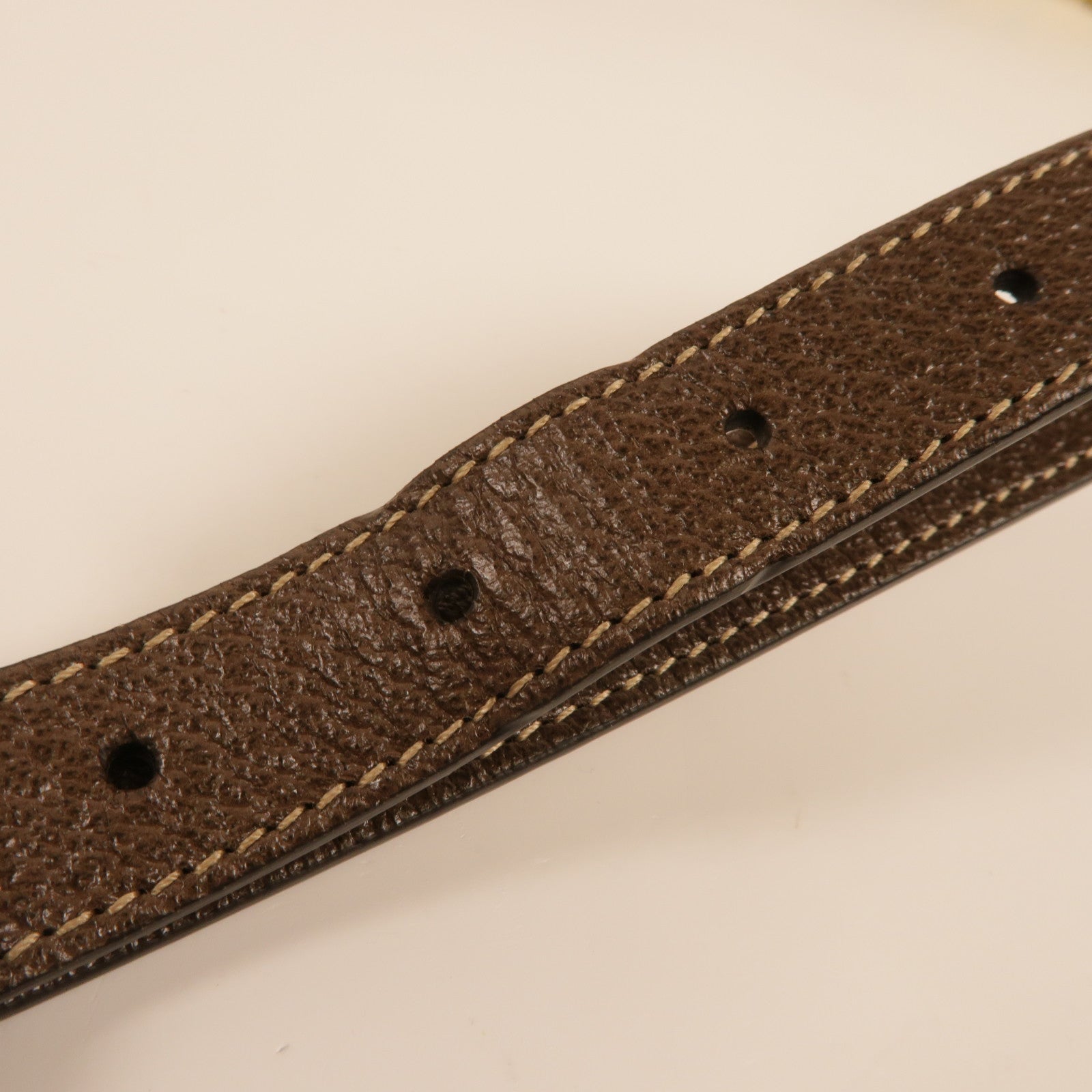 GUCCI GG 100th anniversary Bamboo Bag 2 way Shoulder Bag Canvas Brown/White