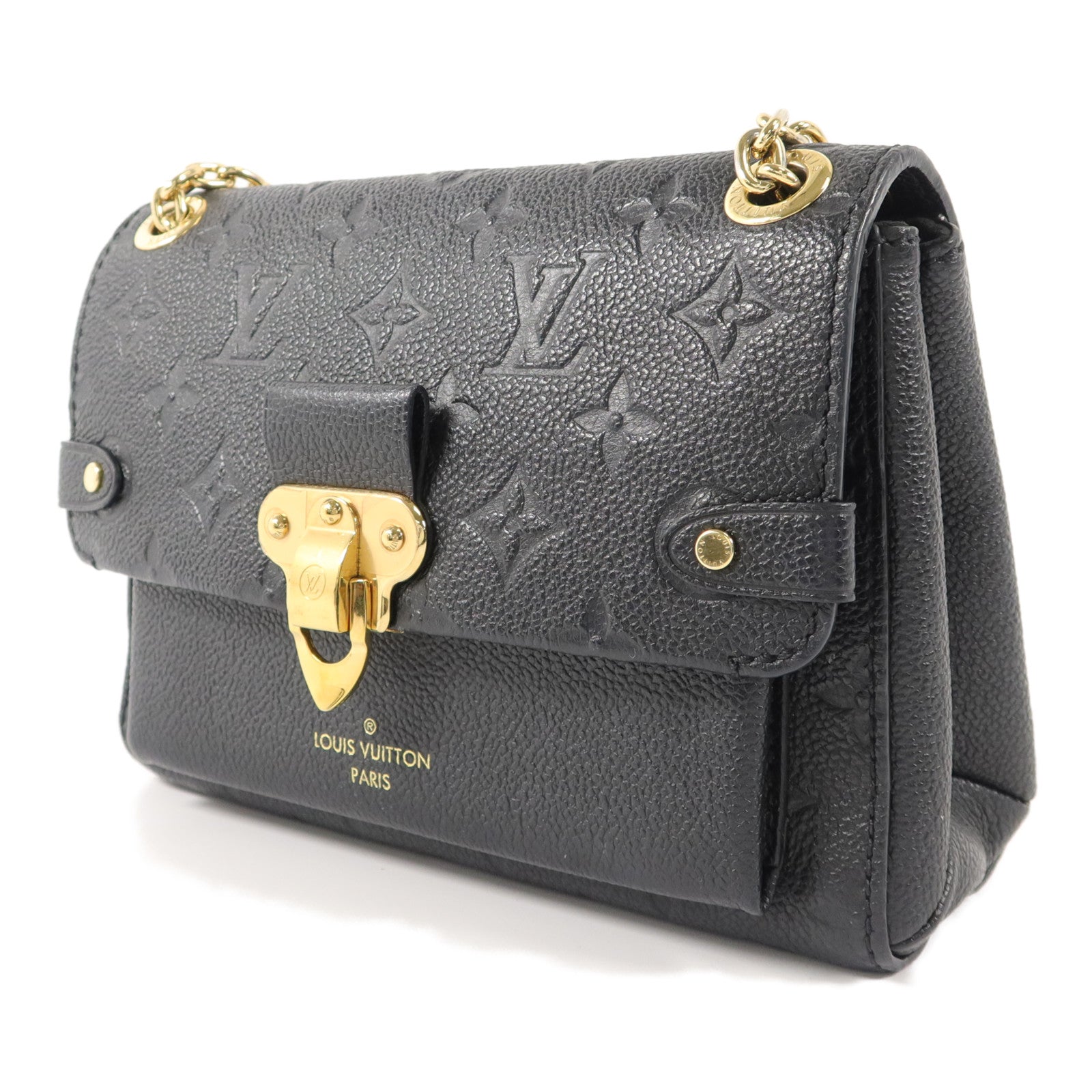 LOUIS VUITTON Monogram Empreinte Vavin BB鏈帶肩背袋
