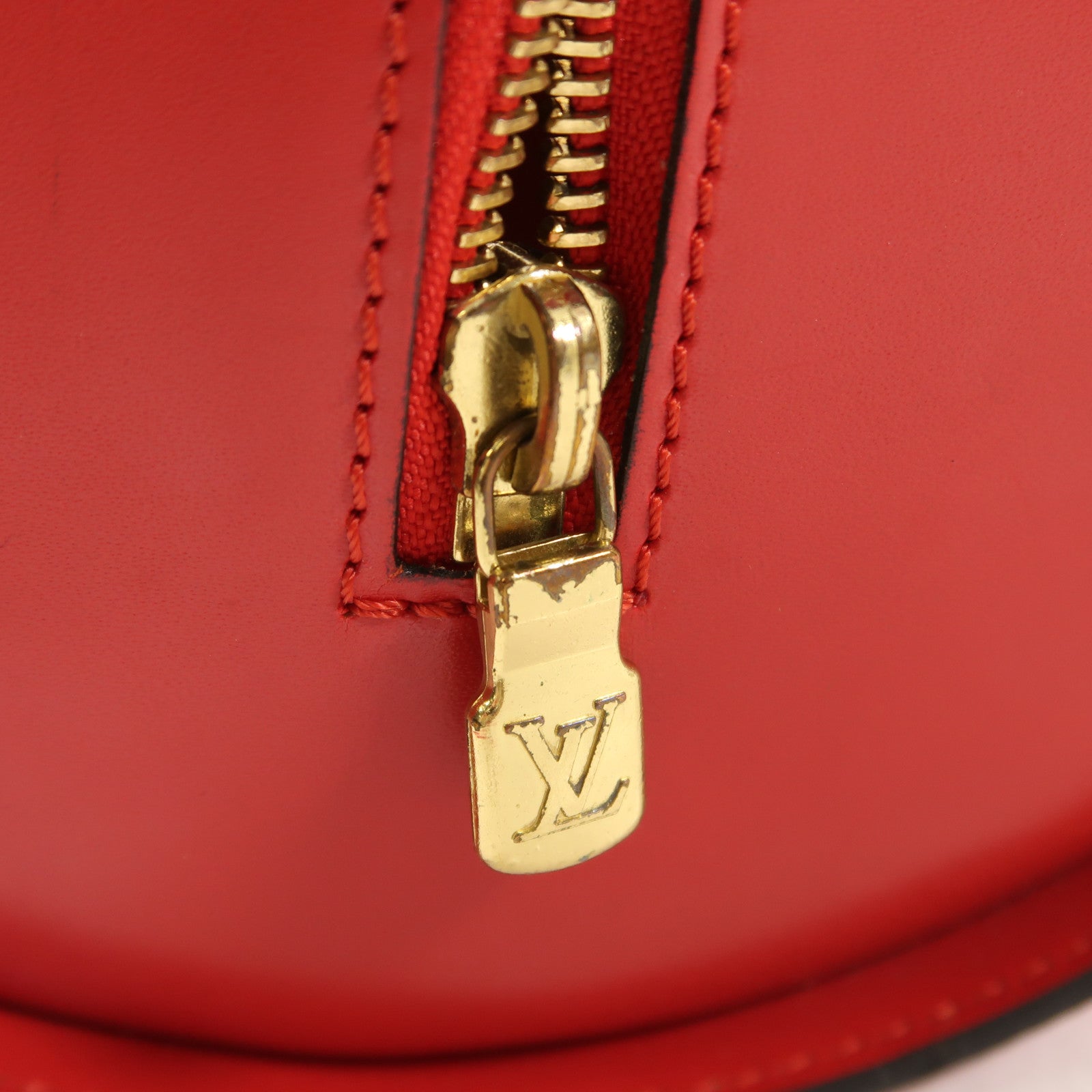 LOUIS VUITTON Epi Sufflo金扣肩背袋紅色