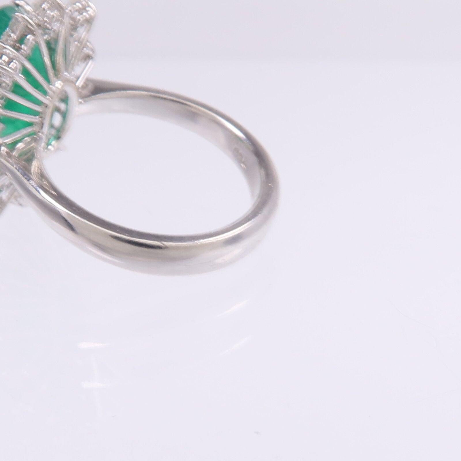 JEWELRY 18K白金Color Stone Diamond Ring彩色寶石/鑽石戒指US#5.5