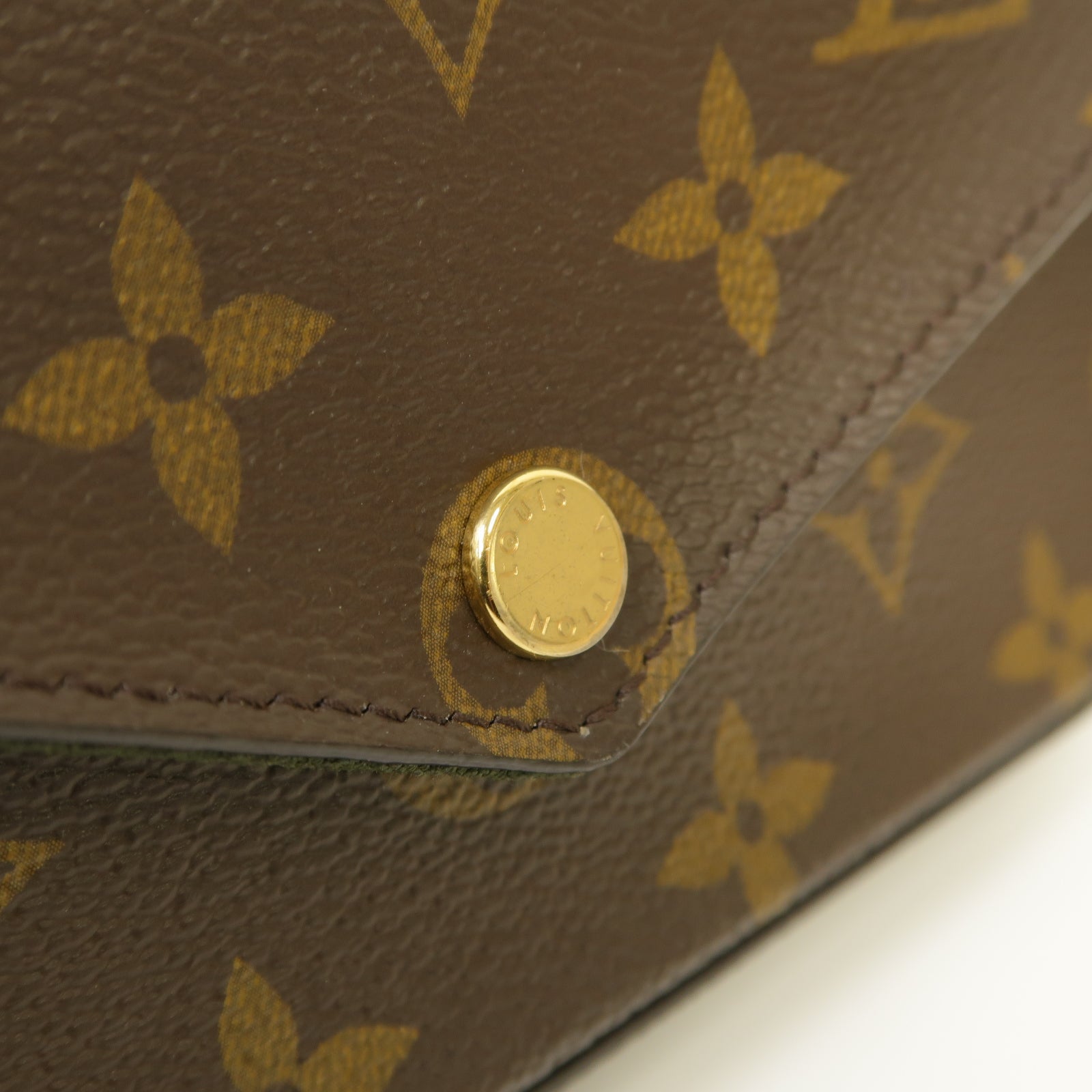 LOUIS VUITTON 【激減優惠】Monogram Felicie Strap & Go金扣肩背袋啡色
