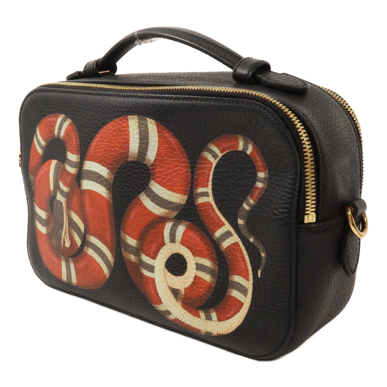 GUCCI 牛皮皮革Camera Bag手挽肩背兩用袋