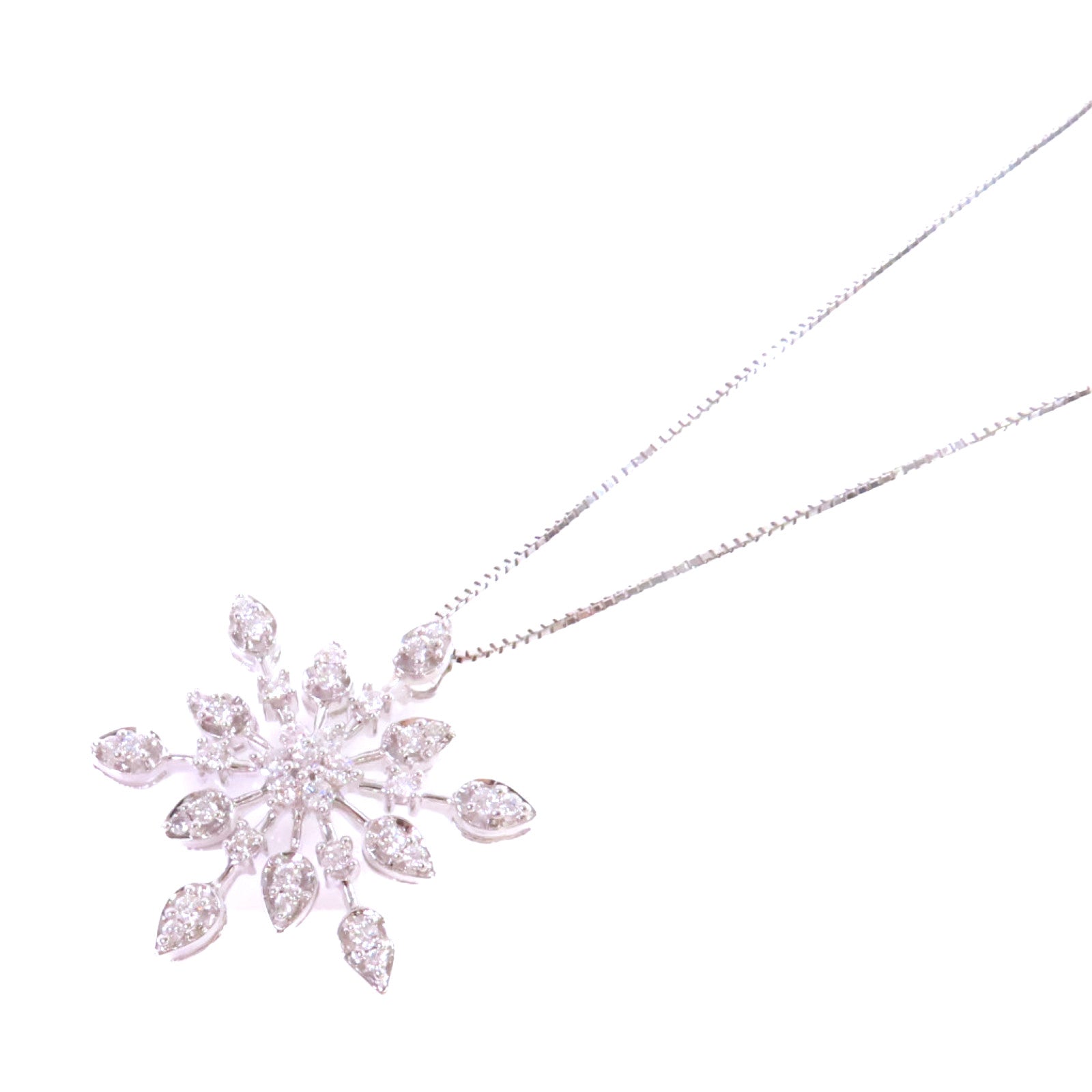 JEWELRY 【激減優惠】18K白金/1.00ct鑽石Diamond Necklace項鍊