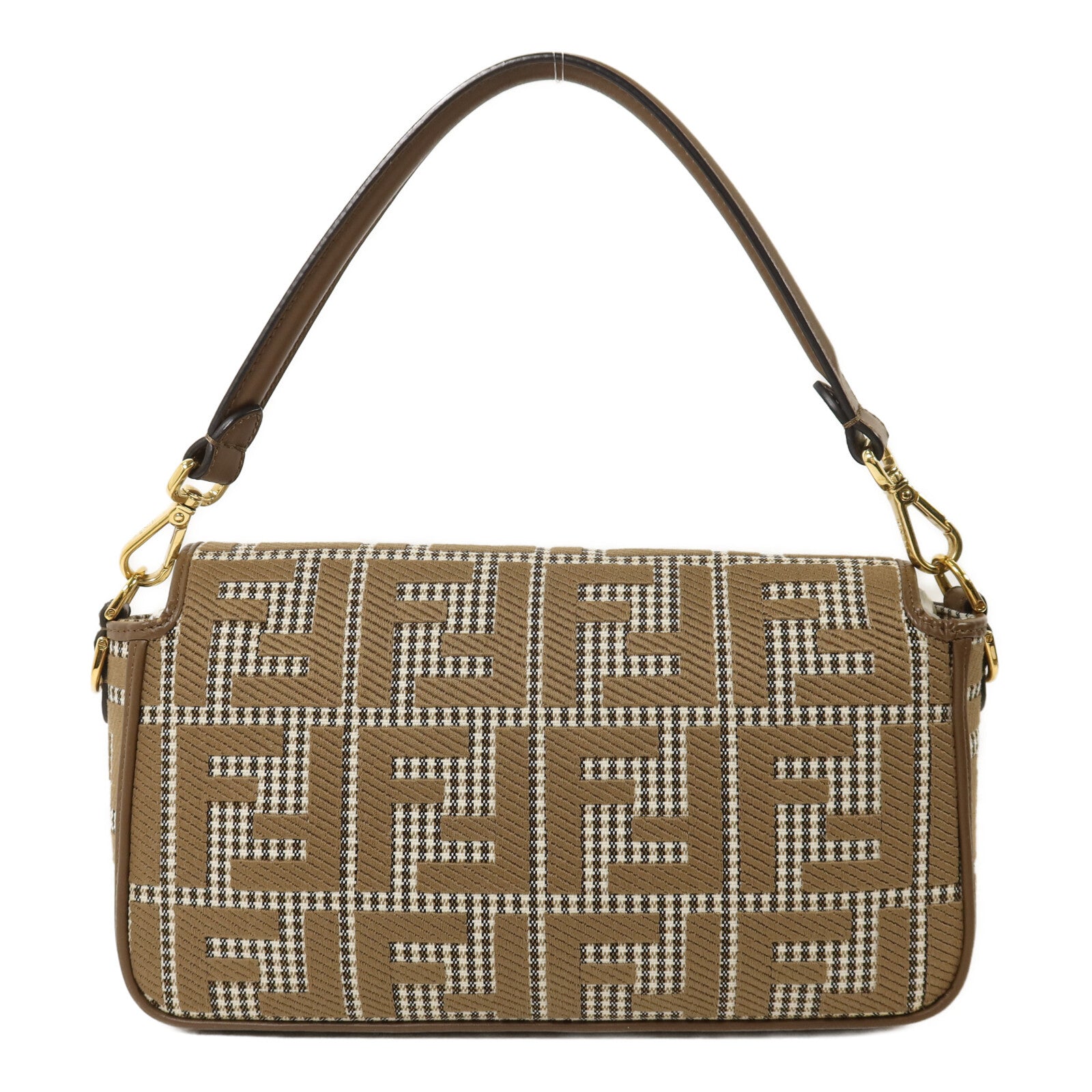 FENDI 帆布Baguette手挽肩背兩用袋