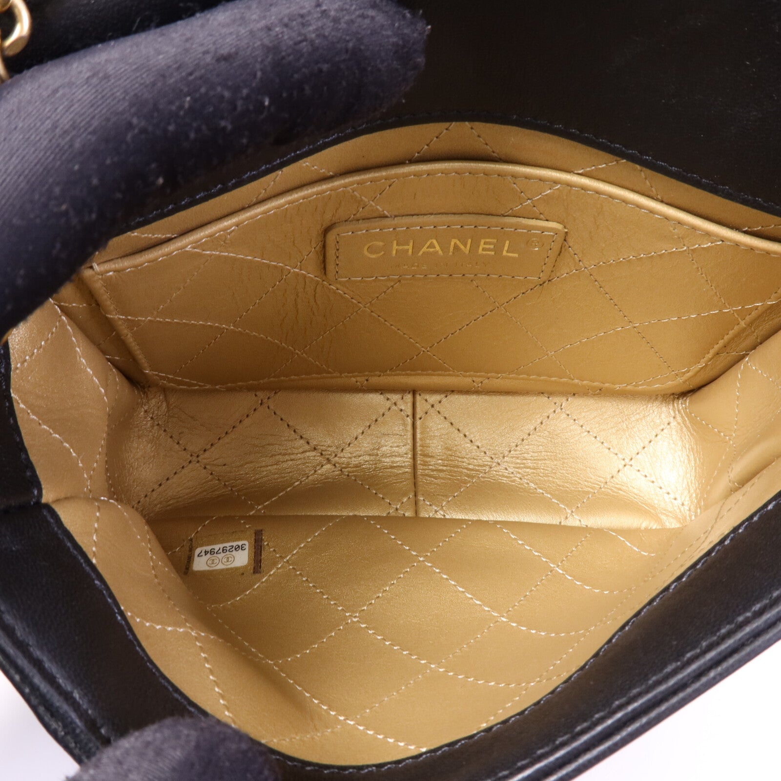 CHANEL 羊皮皮革Chain Shoulder Bag金扣鏈帶肩背袋