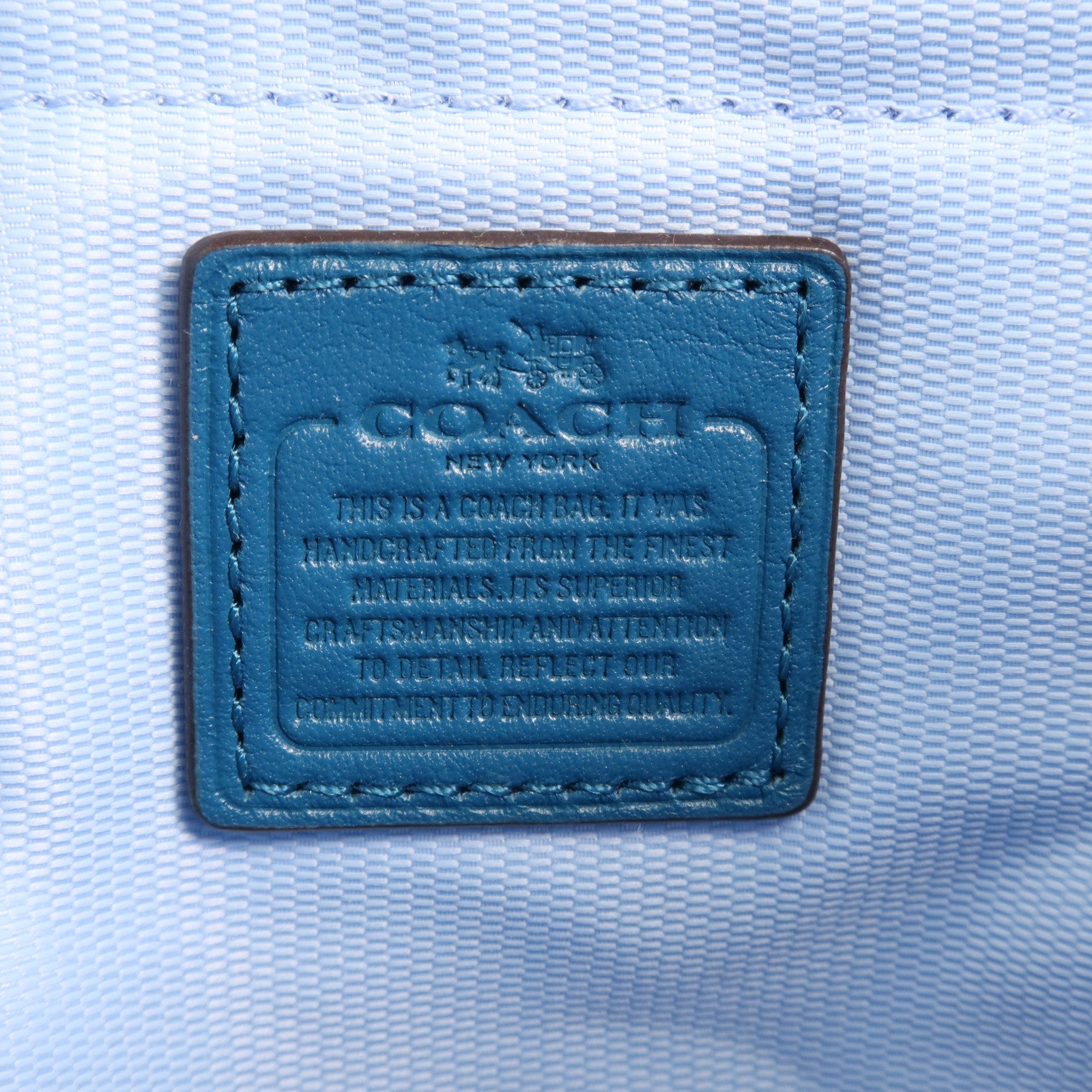 COACH 牛皮皮革Shoulder Bag銀扣肩背袋